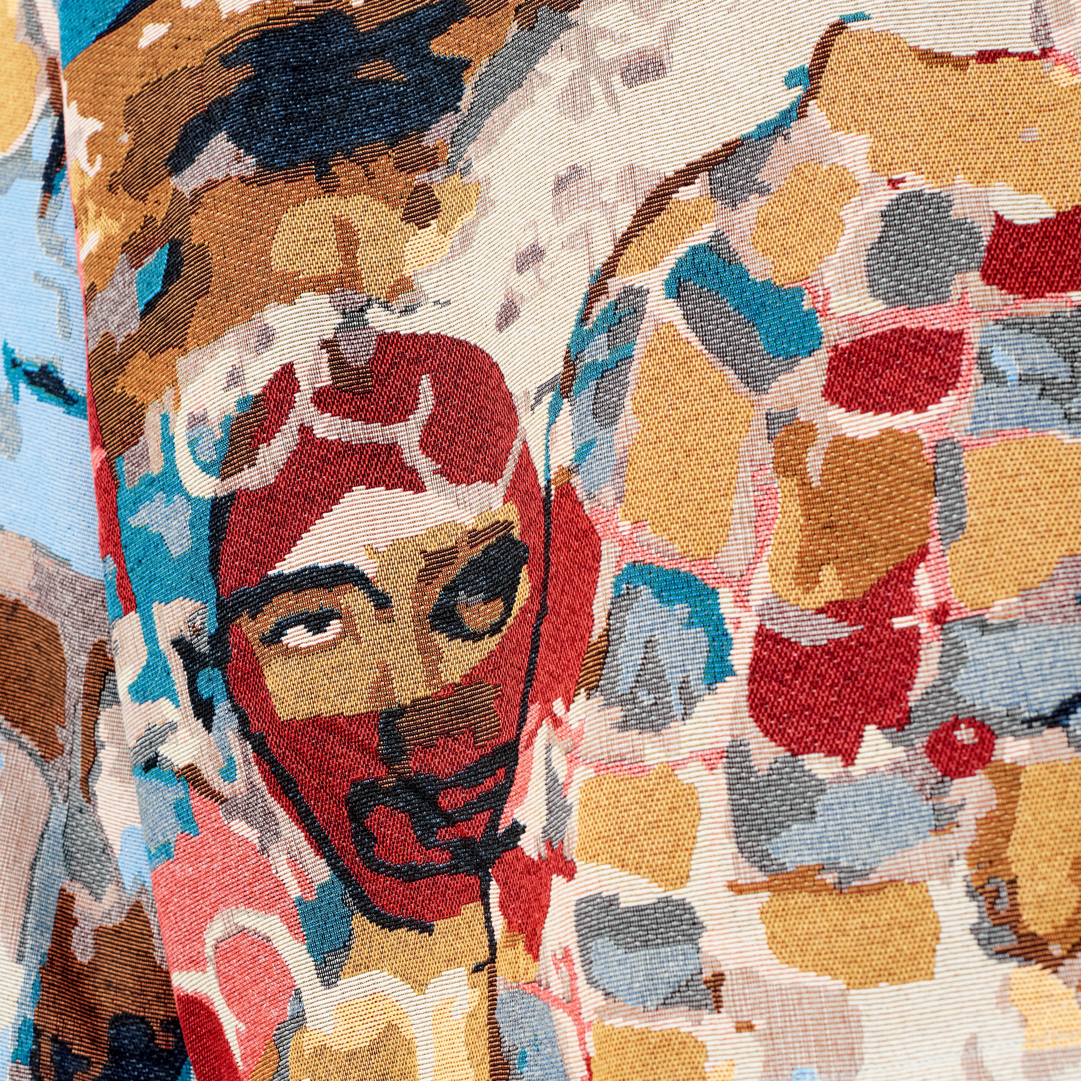 Jaquarded Paintings Jacket [Multi]