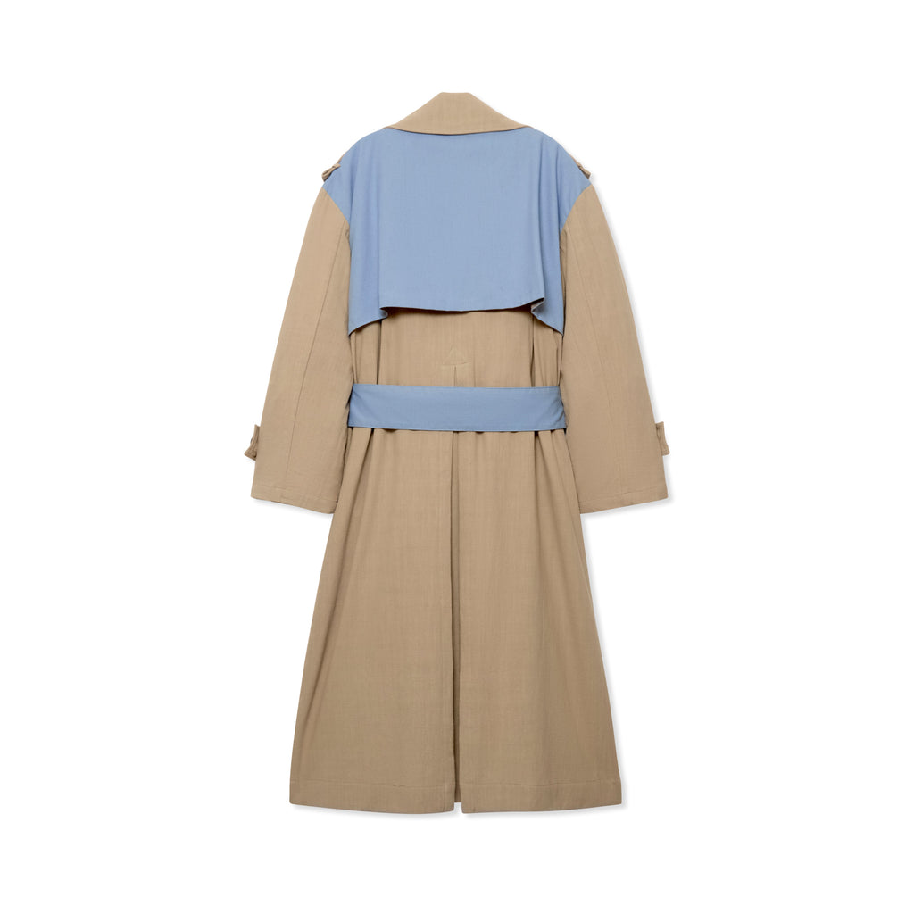 Painted Girl Trench Coat