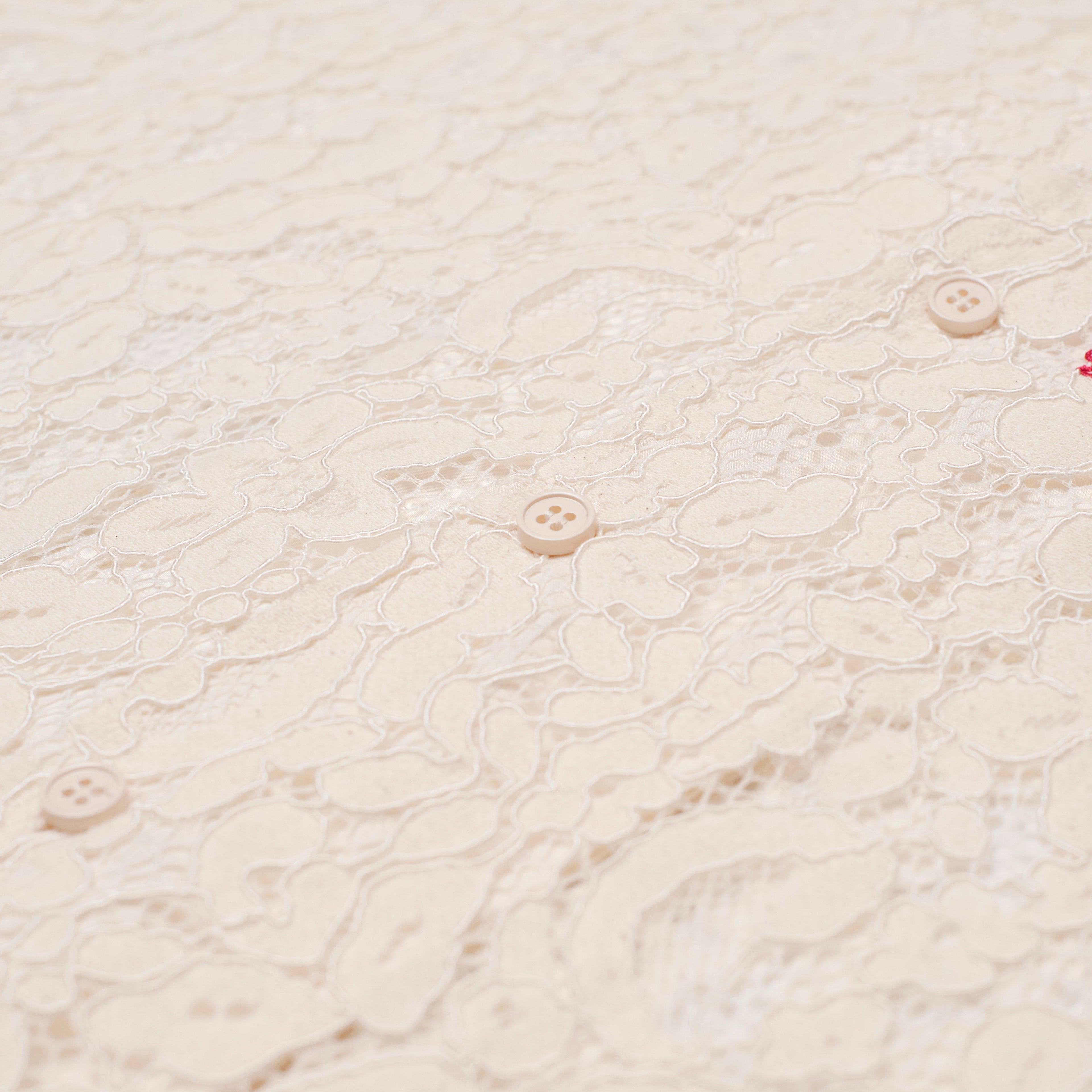 Lace Girl painting Shirt [Cream]