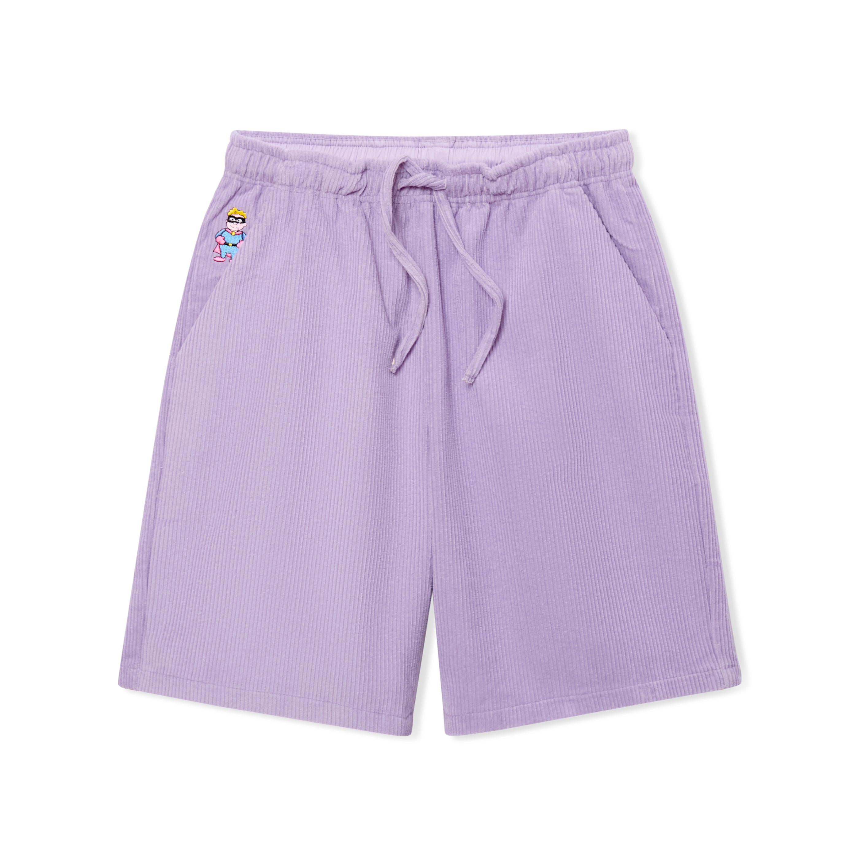 Corduroy Suit Shorts [Purple]