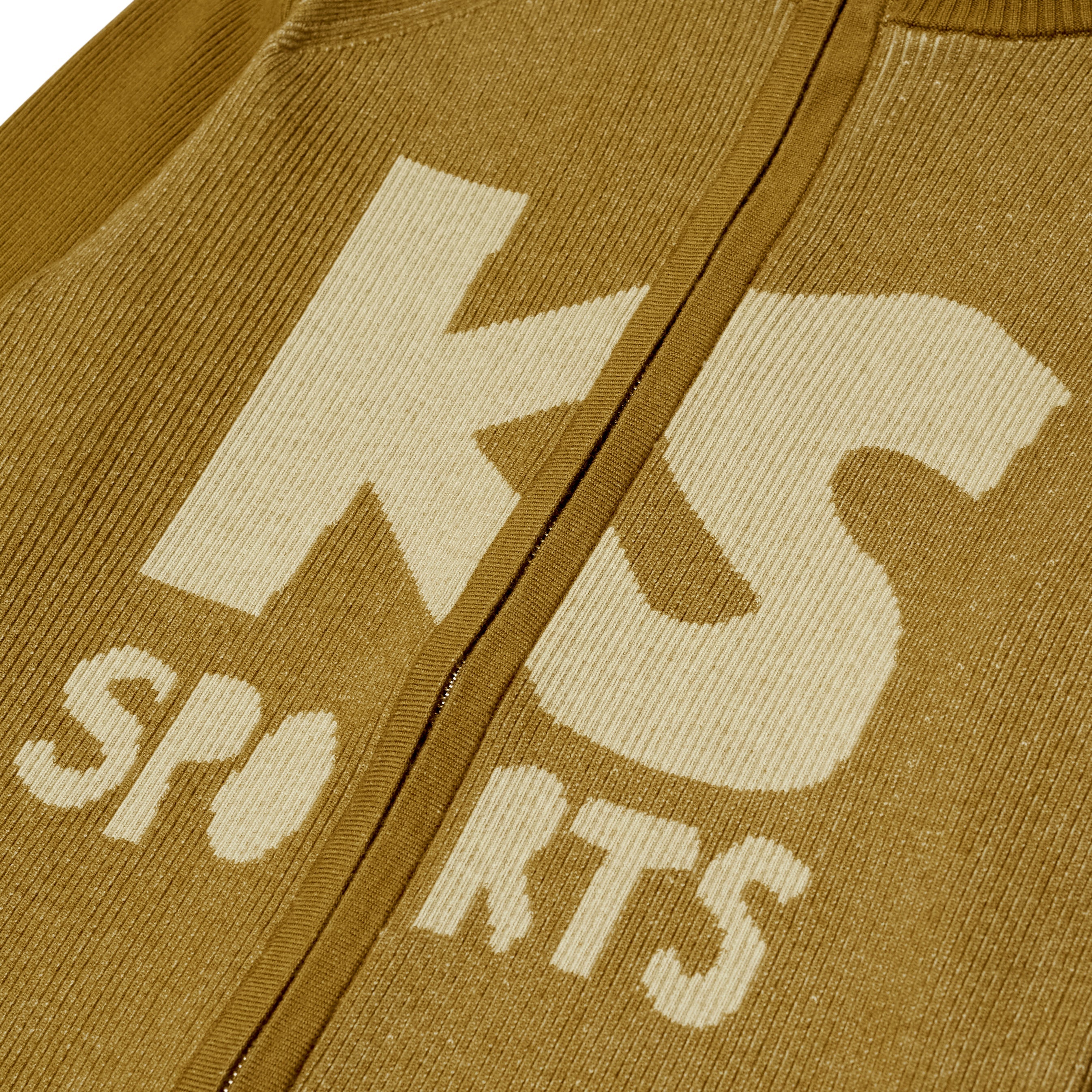 Retro Rib KS Sports Zip Up [Yellow]
