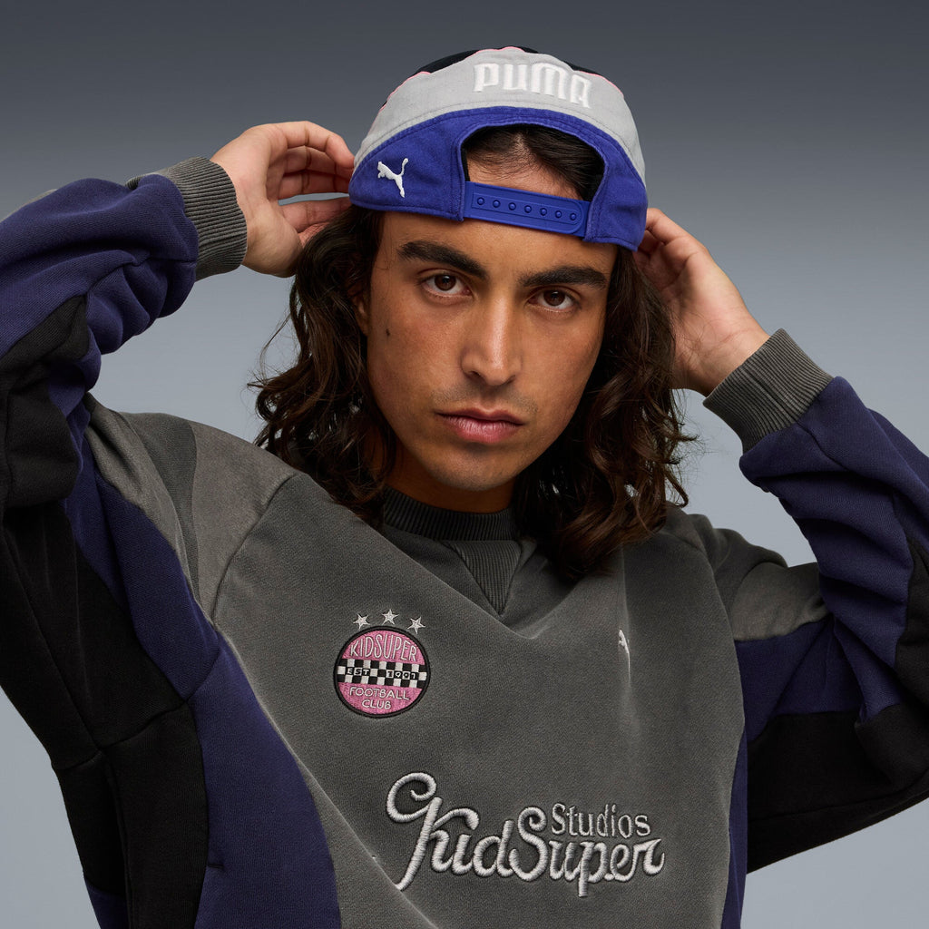 PUMA X KIDSUPER BB CAP [PUMA Black/Lapis Lazuli]