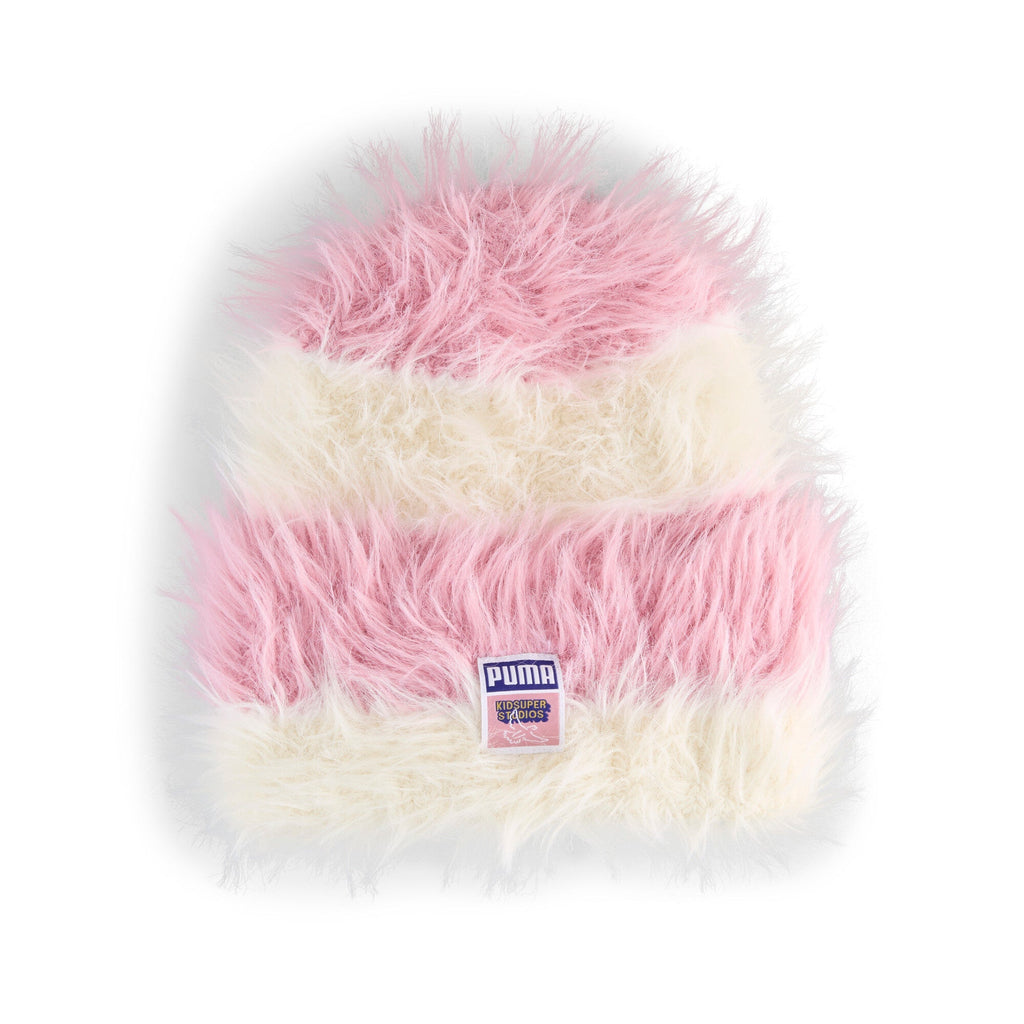 PUMA X KIDSUPER HIGH CROWN BEANIE [Poised Pink/Alpine Snow]