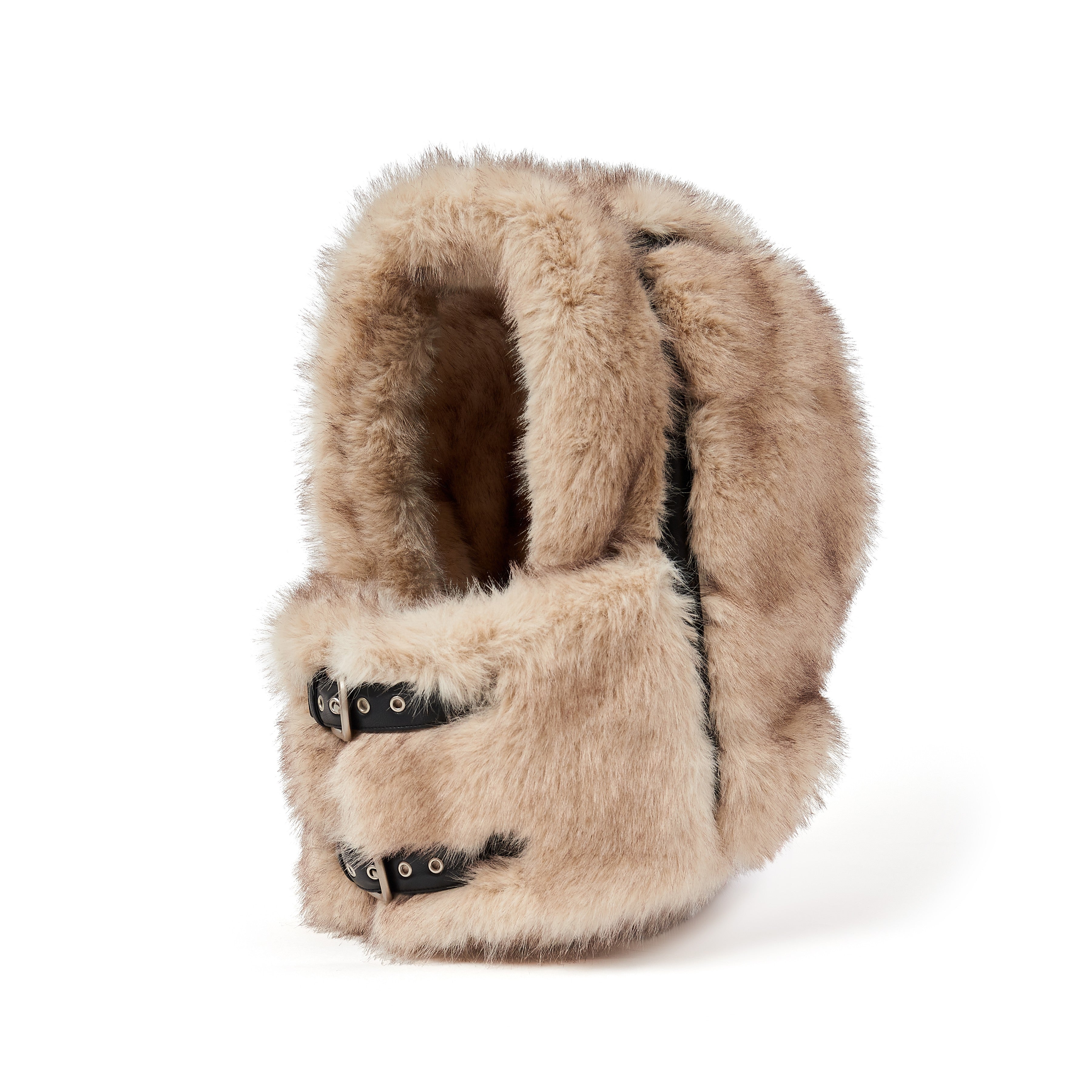 Faux Fur Hat [Light Brown]
