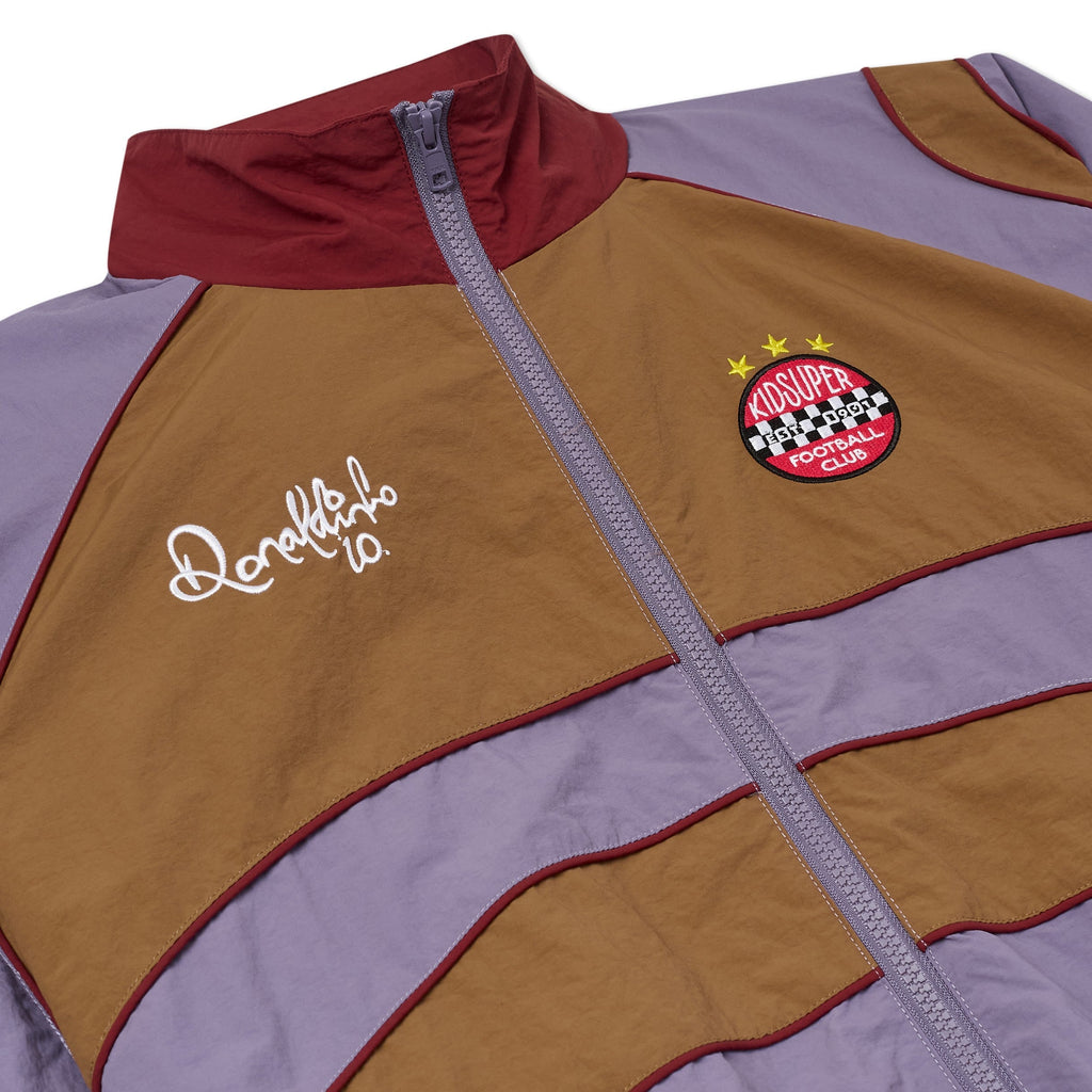 Ronaldinho x KidSuper Windbreaker [Blue/ Red / Brown]