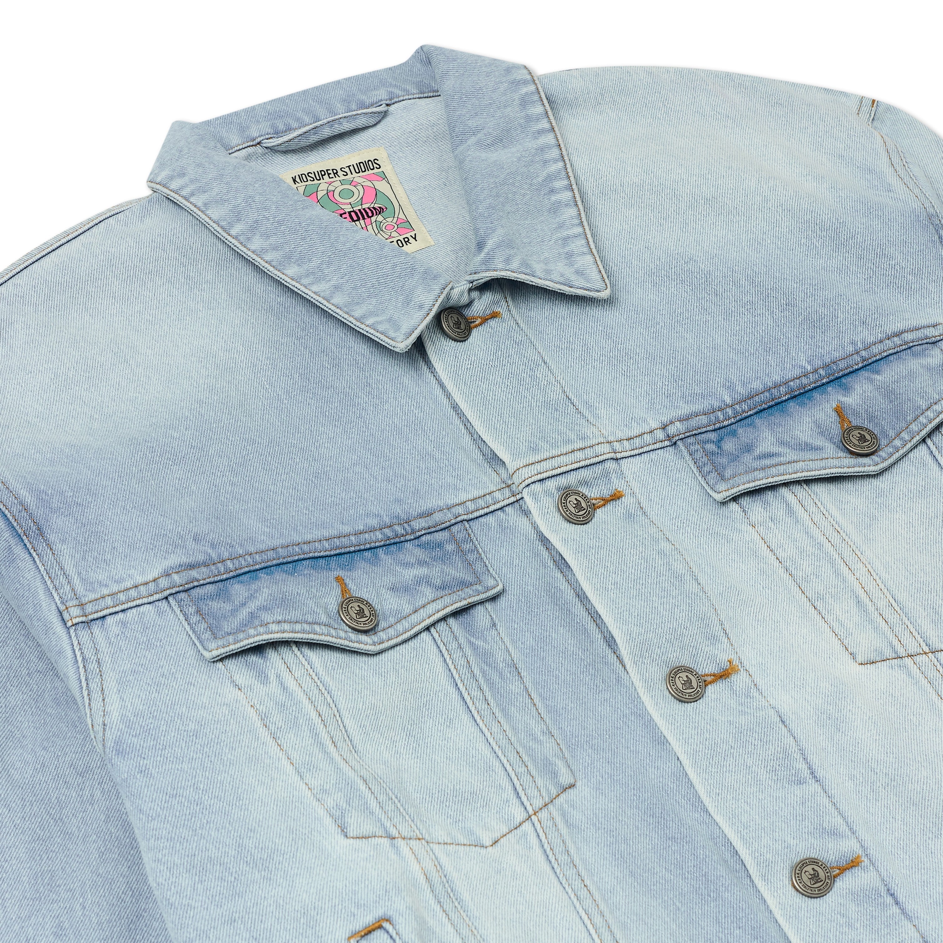 Light Wash Denim Jacket [Blue]