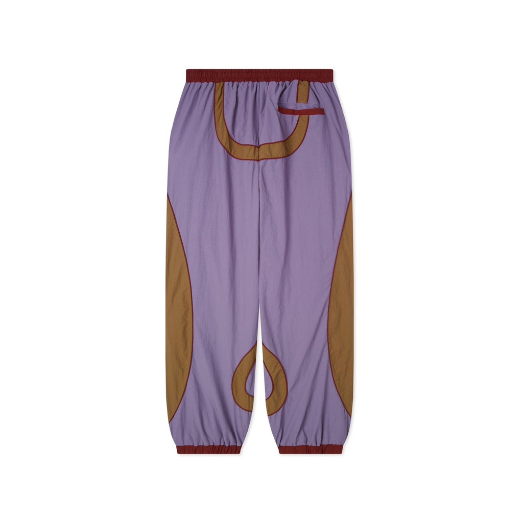 Ronaldinho x KidSuper Windbreaker Pants [Brown / Blue / Red]