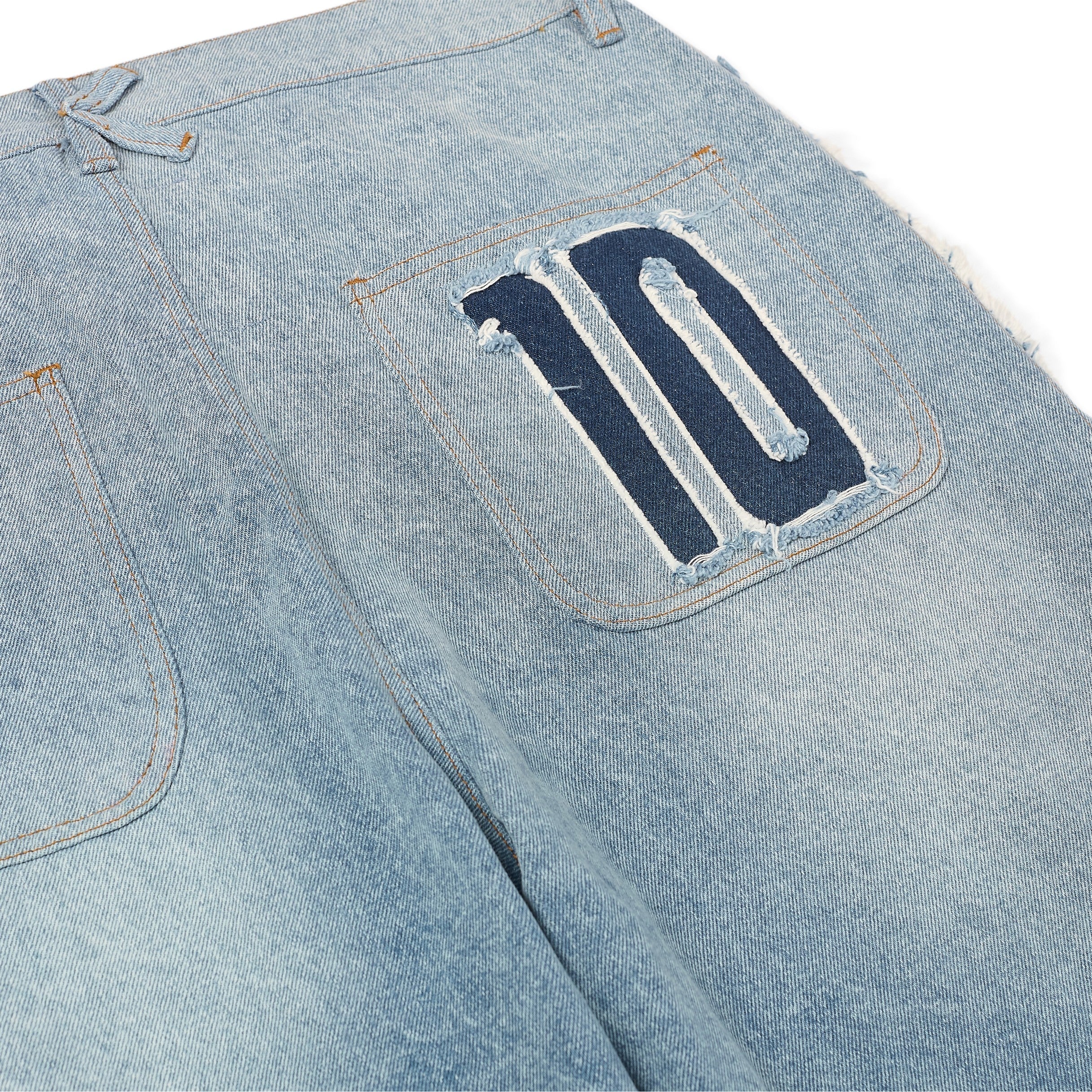 Ronaldinho x KidSuper Denim Stripe Jeans [Washed Blue]
