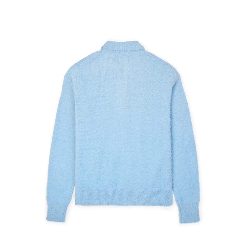 Fuzzy Zip Up [Baby Blue]