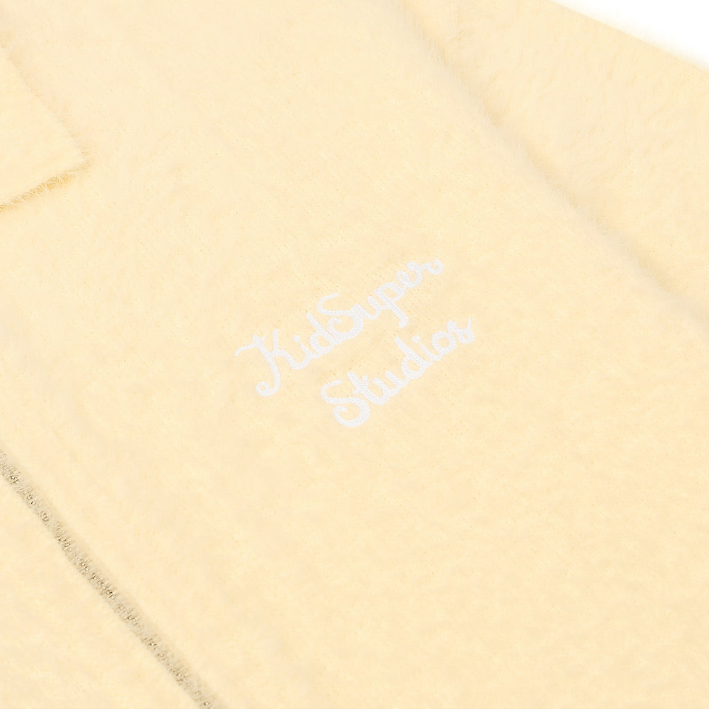 Fuzzy Zip Up [Cream]