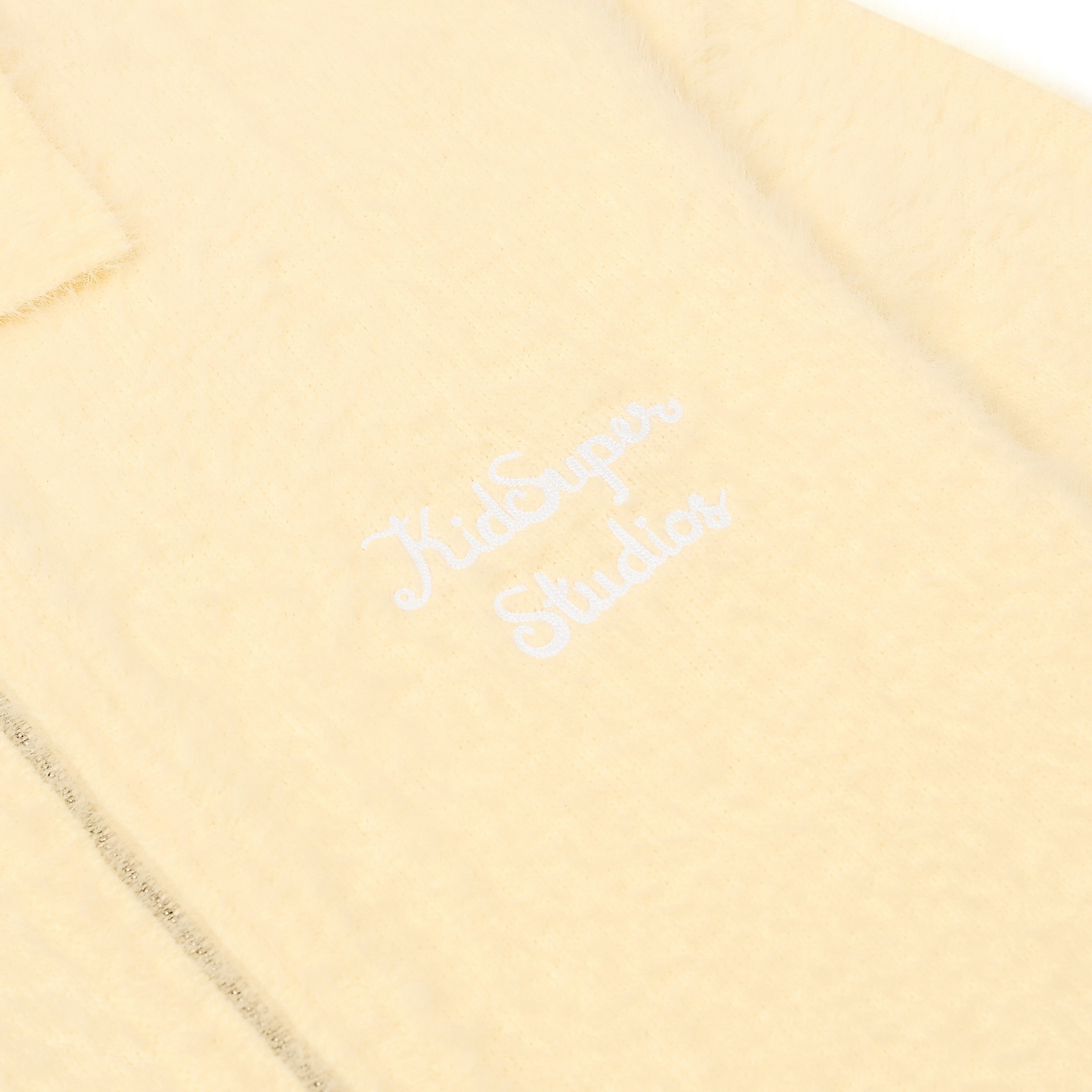 Fuzzy Zip Up [Cream]