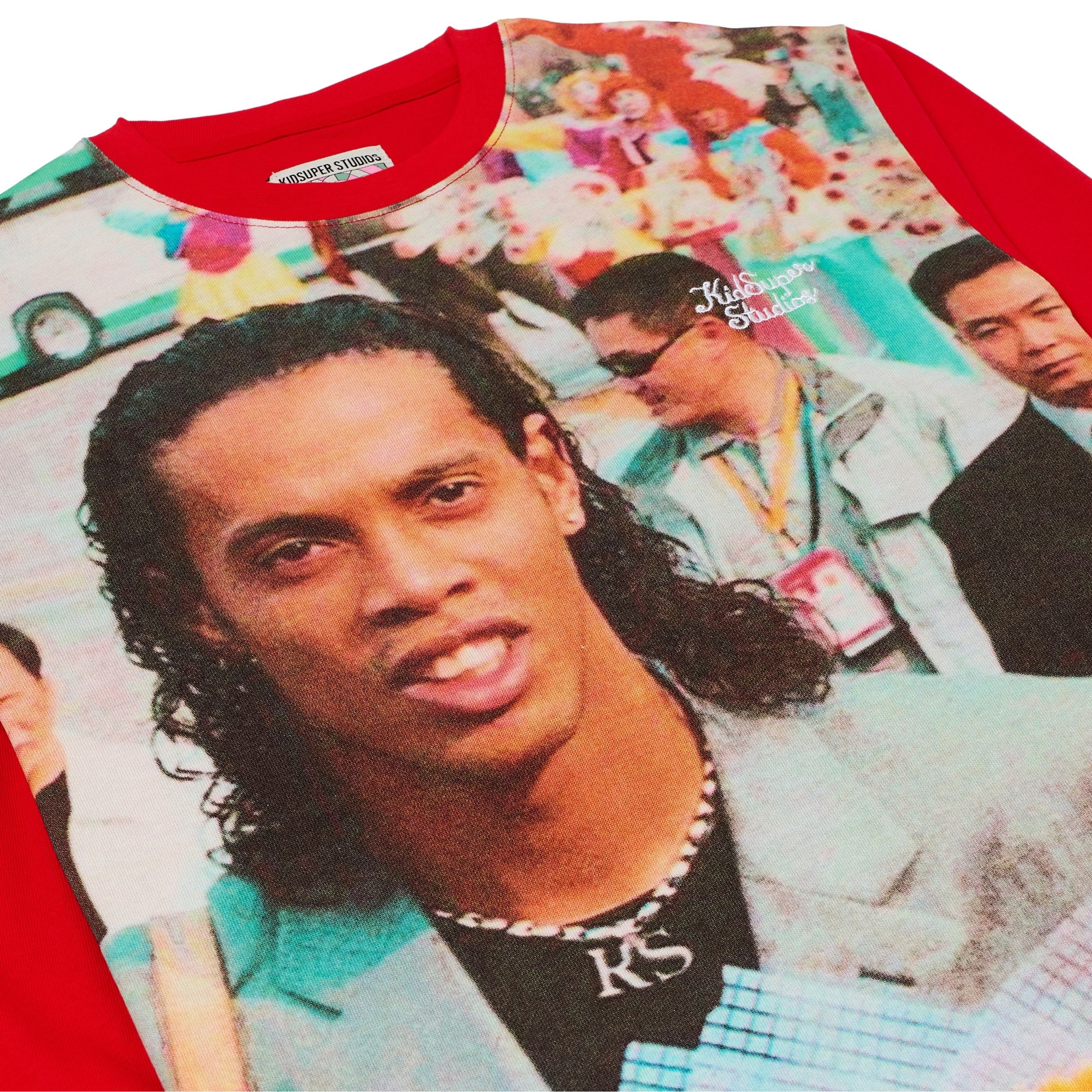 Ronaldinho x KidSuper Printed LS [Red]