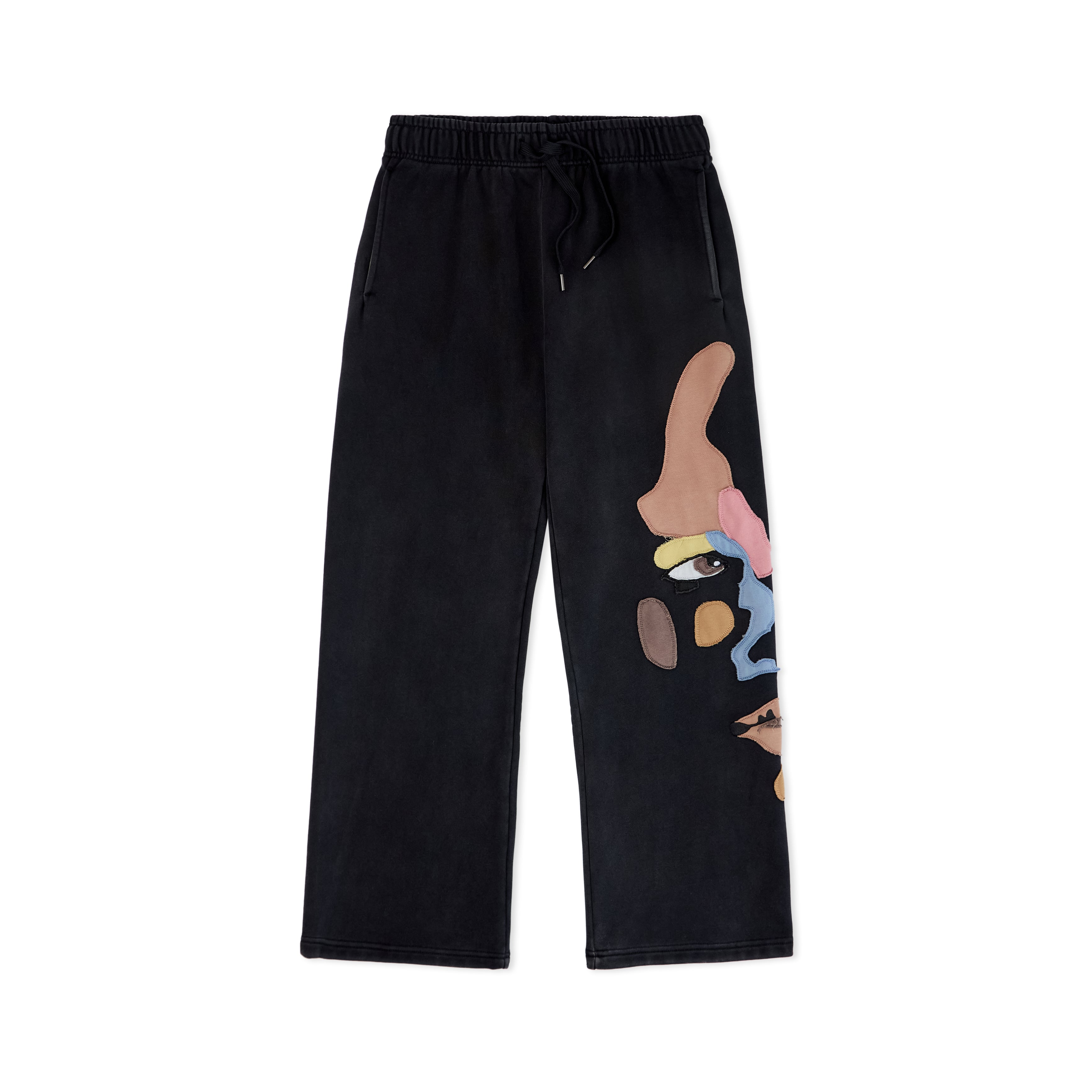 Side Eye Face Sweats [Black]