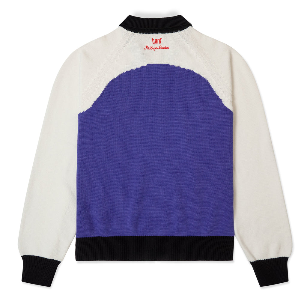 Bero X KidSuper Knit Zip Warm-up Jacket