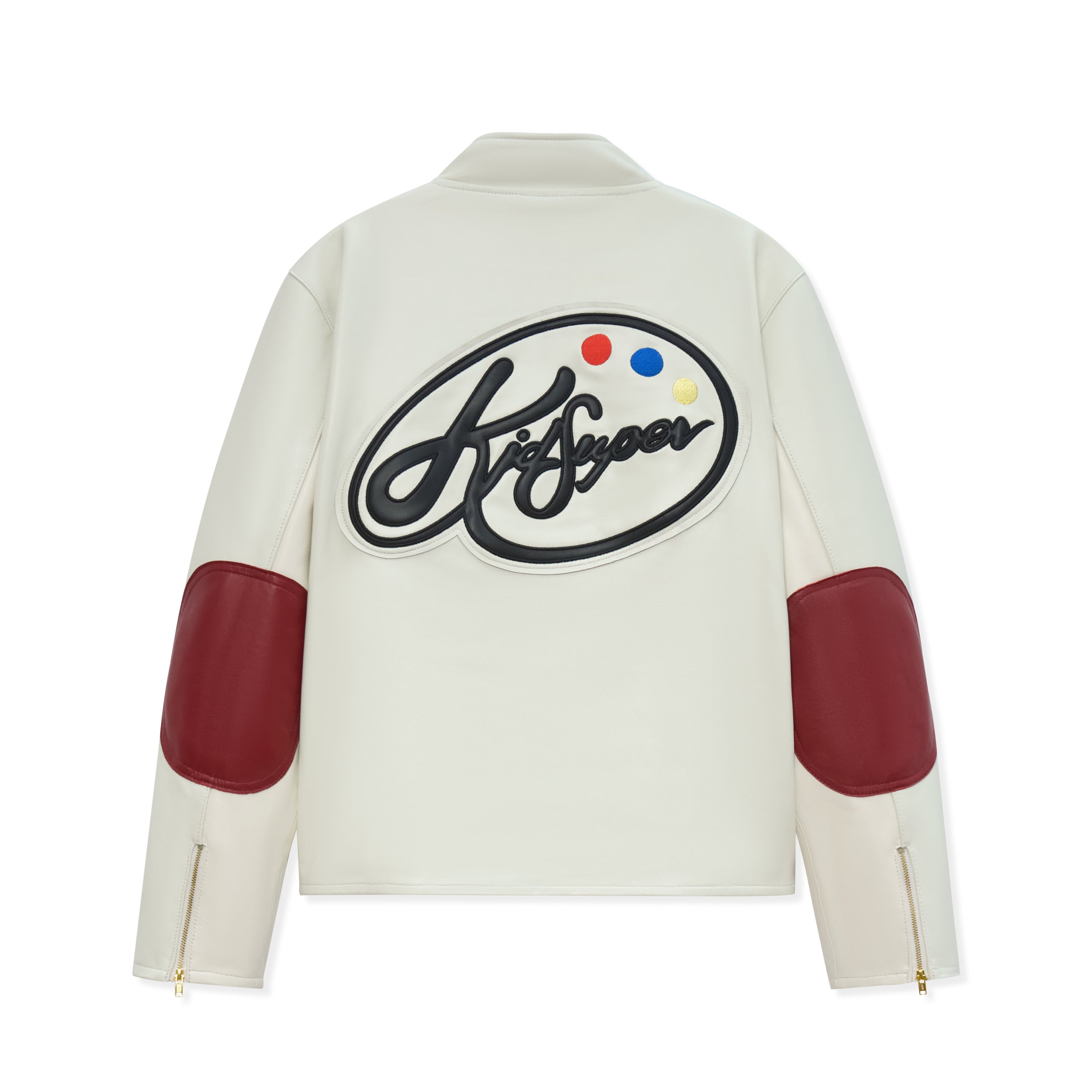 KidSuper Paint Palette Moto Jacket [Cream]