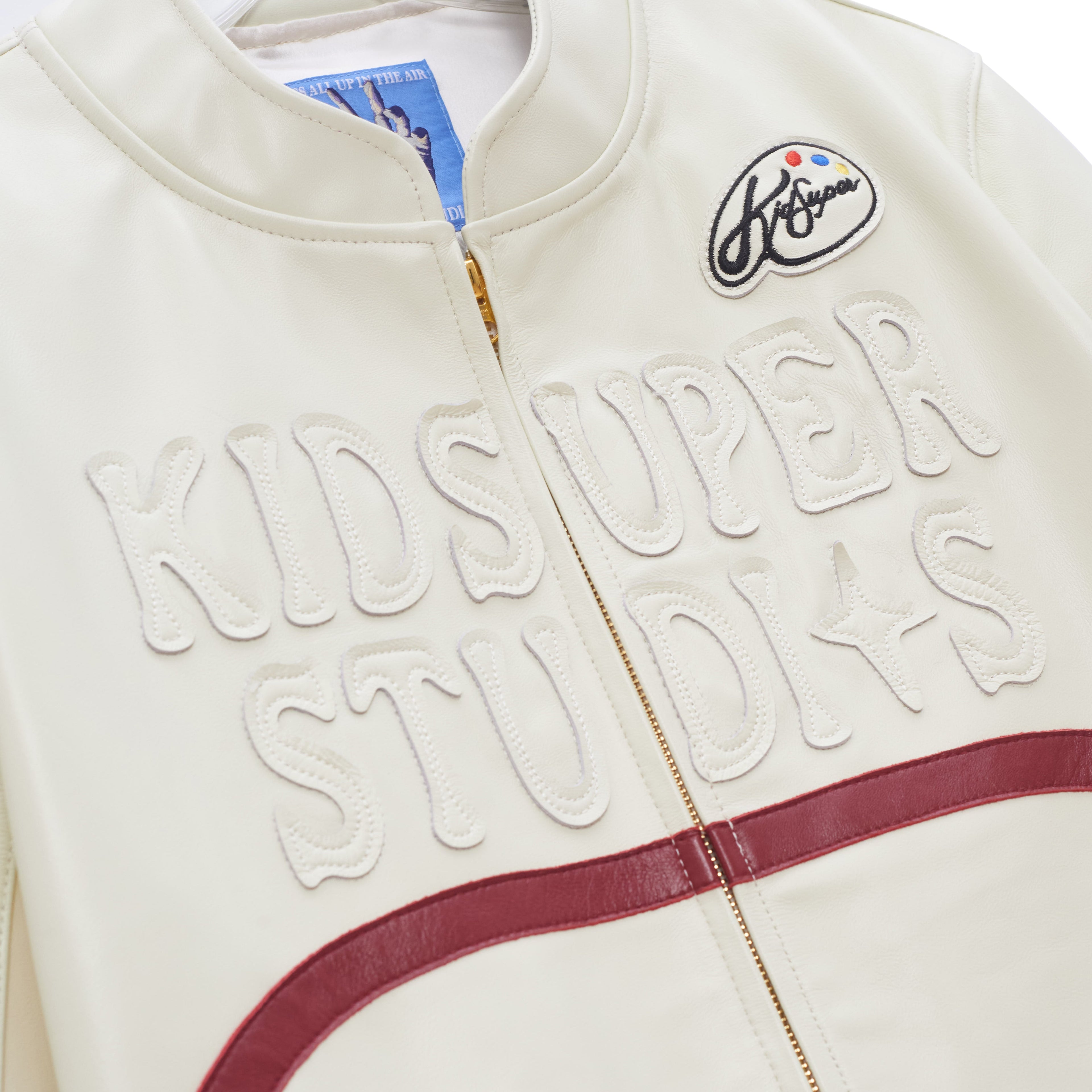 KidSuper Paint Palette Moto Jacket [Cream]