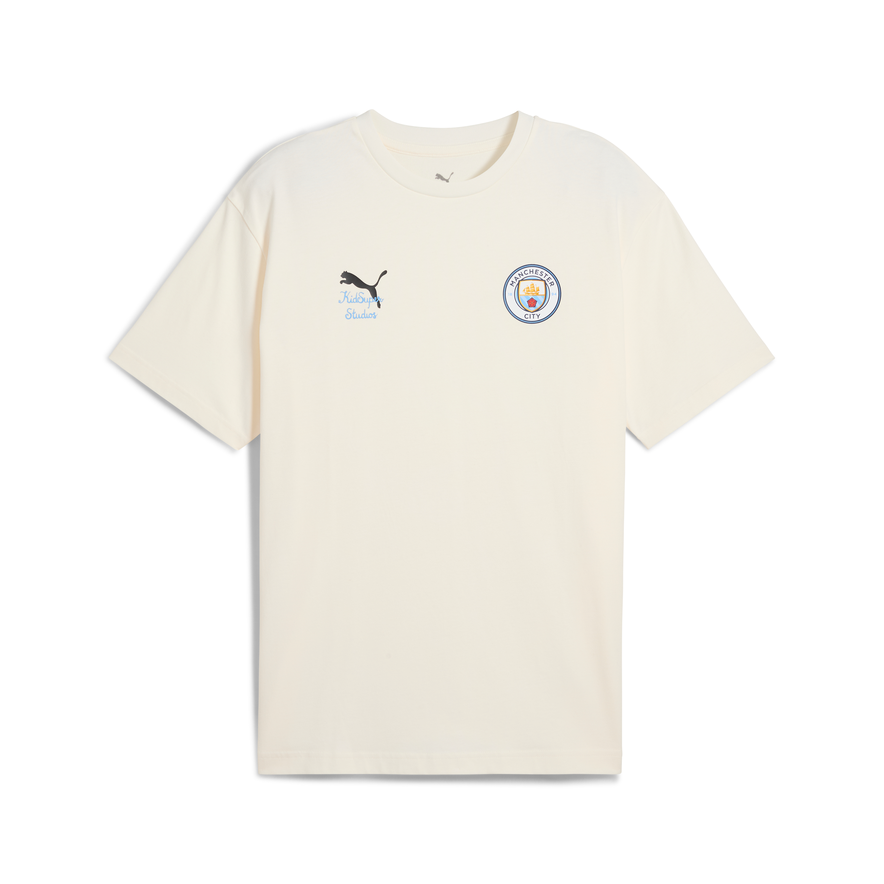 Man City FC TEE [Warm White/PUMA Black]
