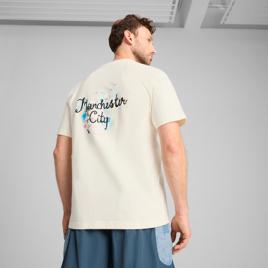 Man City FC TEE [Warm White/PUMA Black]