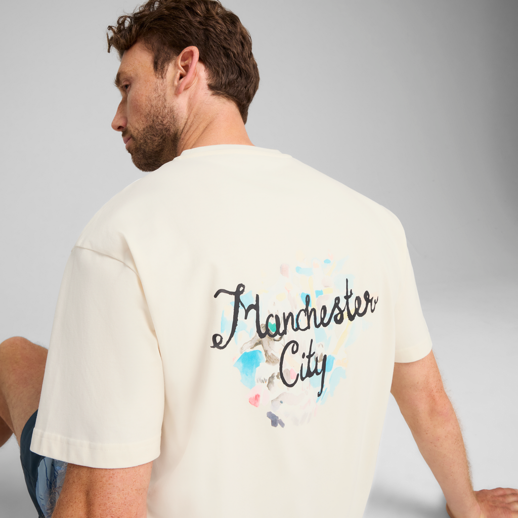 Man City FC TEE [Warm White/PUMA Black]