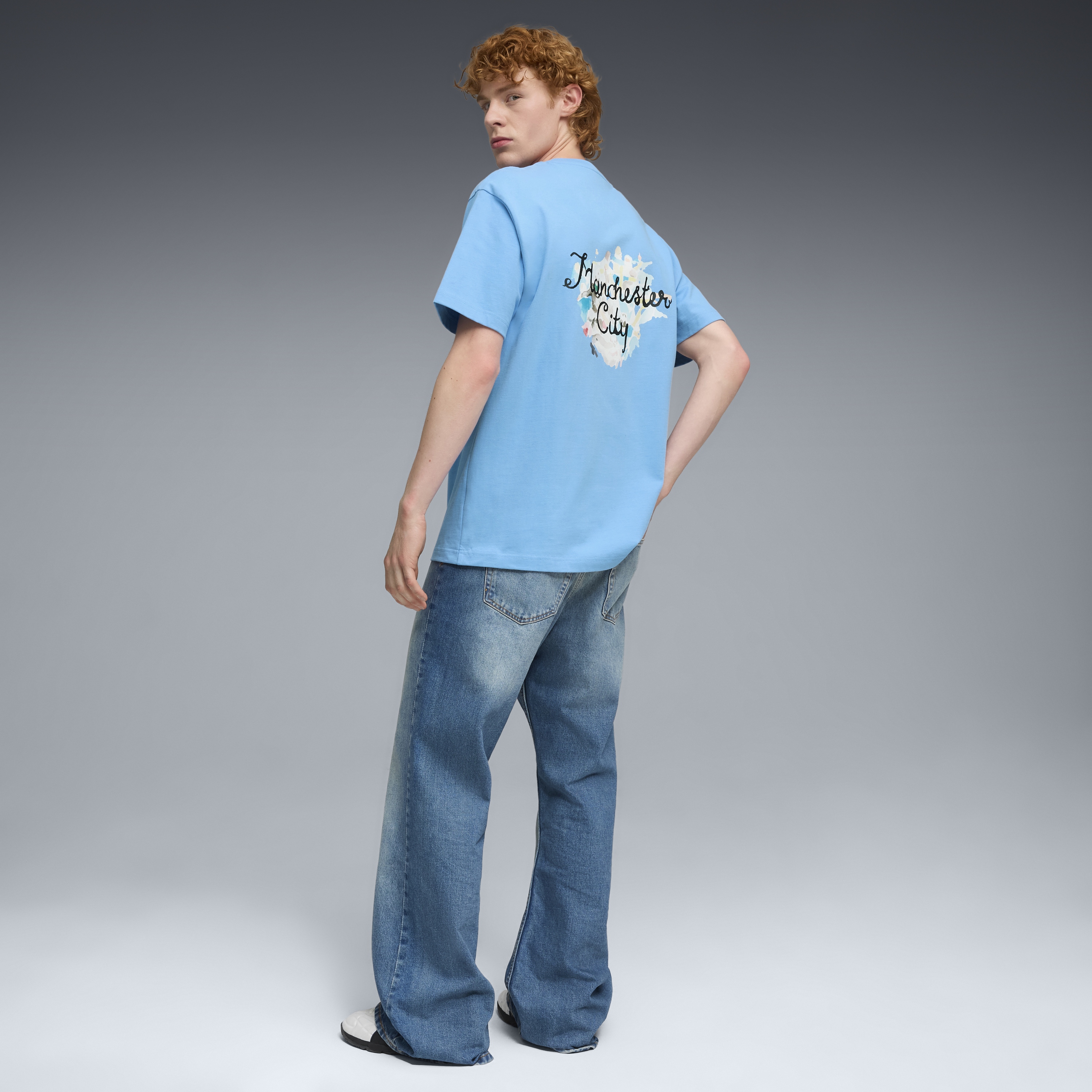 Man City FC TEE Team [Light Blue/Puma Black]