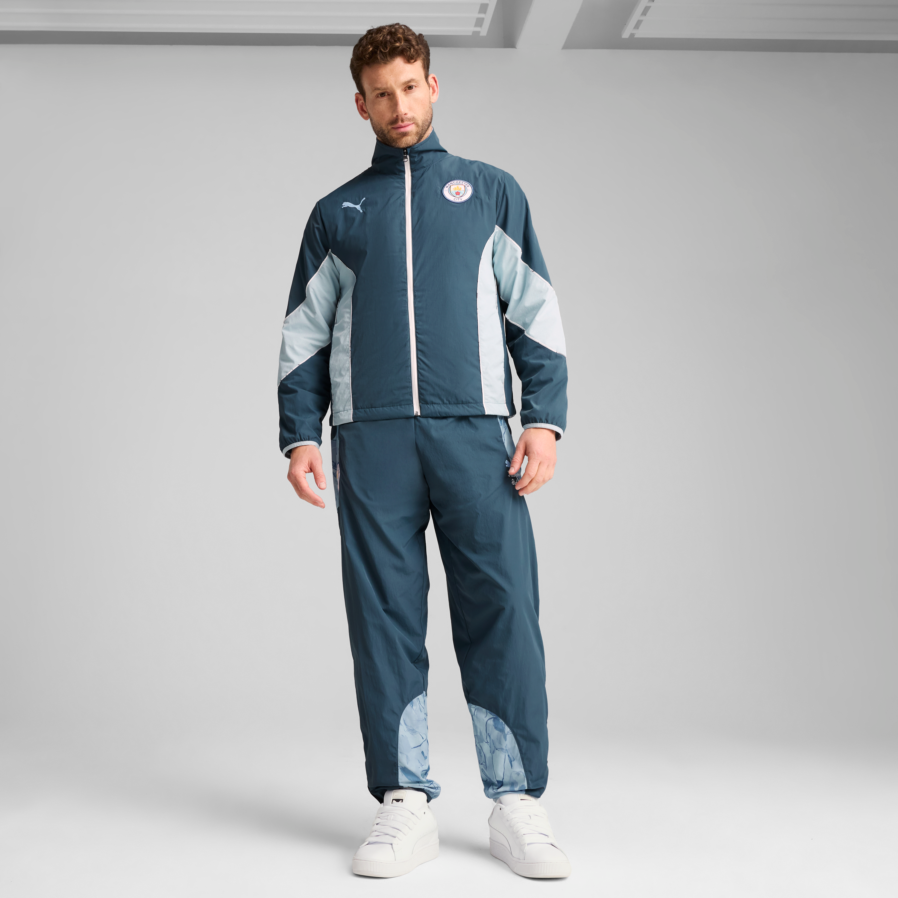 Man City FC REVERSIBLE JACKET [Gray Skies/Team Light Blue]