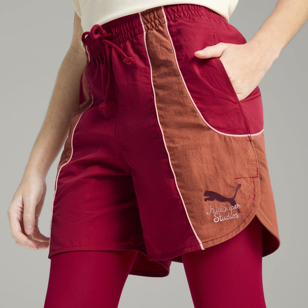 PUMA X KIDSUPER SHORTS  [Dark Crimson]