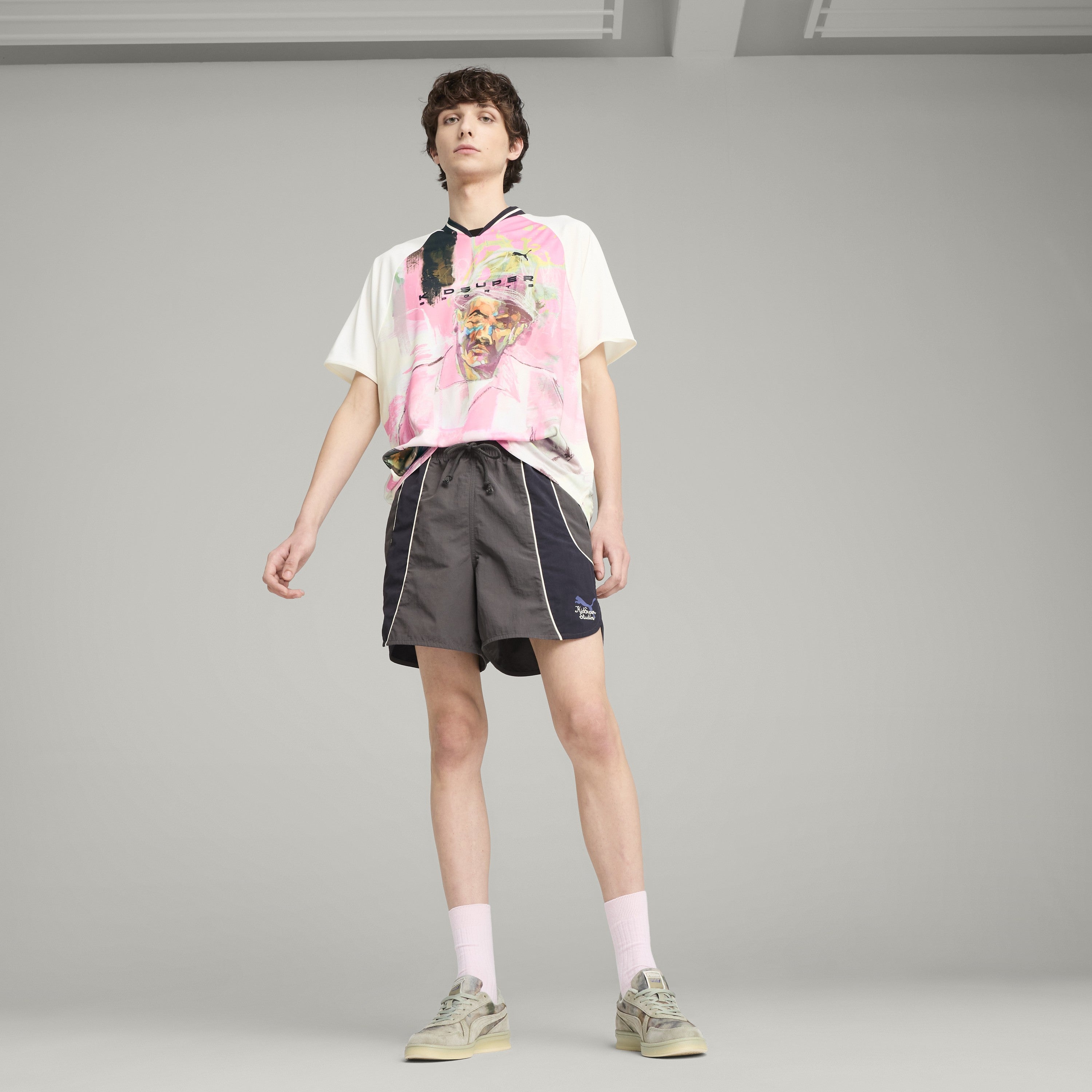 PUMA X KIDSUPER SHORTS [Dark Coal]