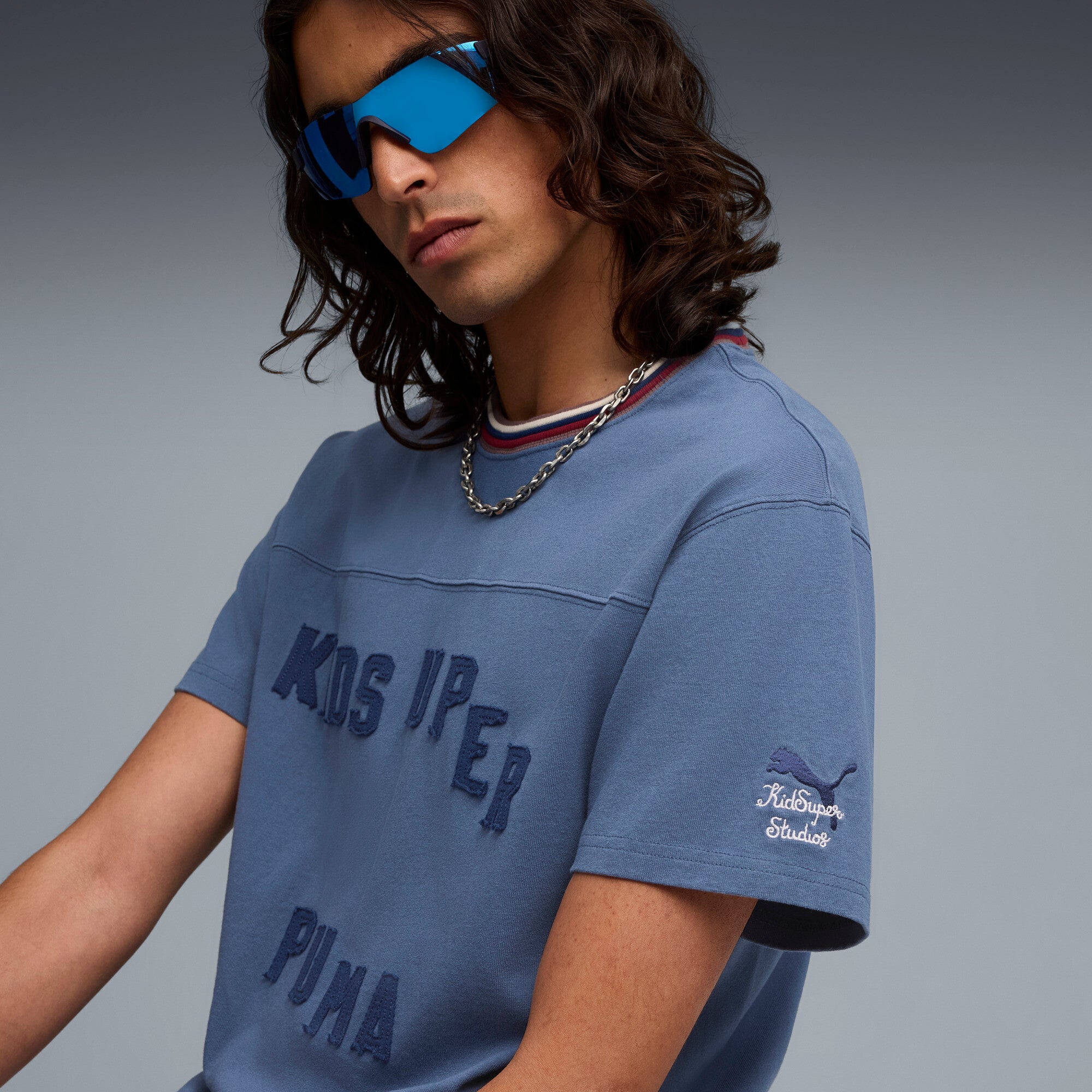PUMA X KIDSUPER GRAPHIC TEE [Dark Indigo]