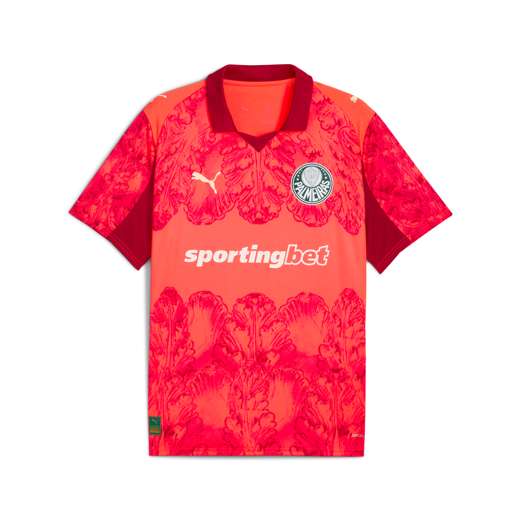 SE Palmeiras Jersey Replica [Glowing Red/Dark Crimson]