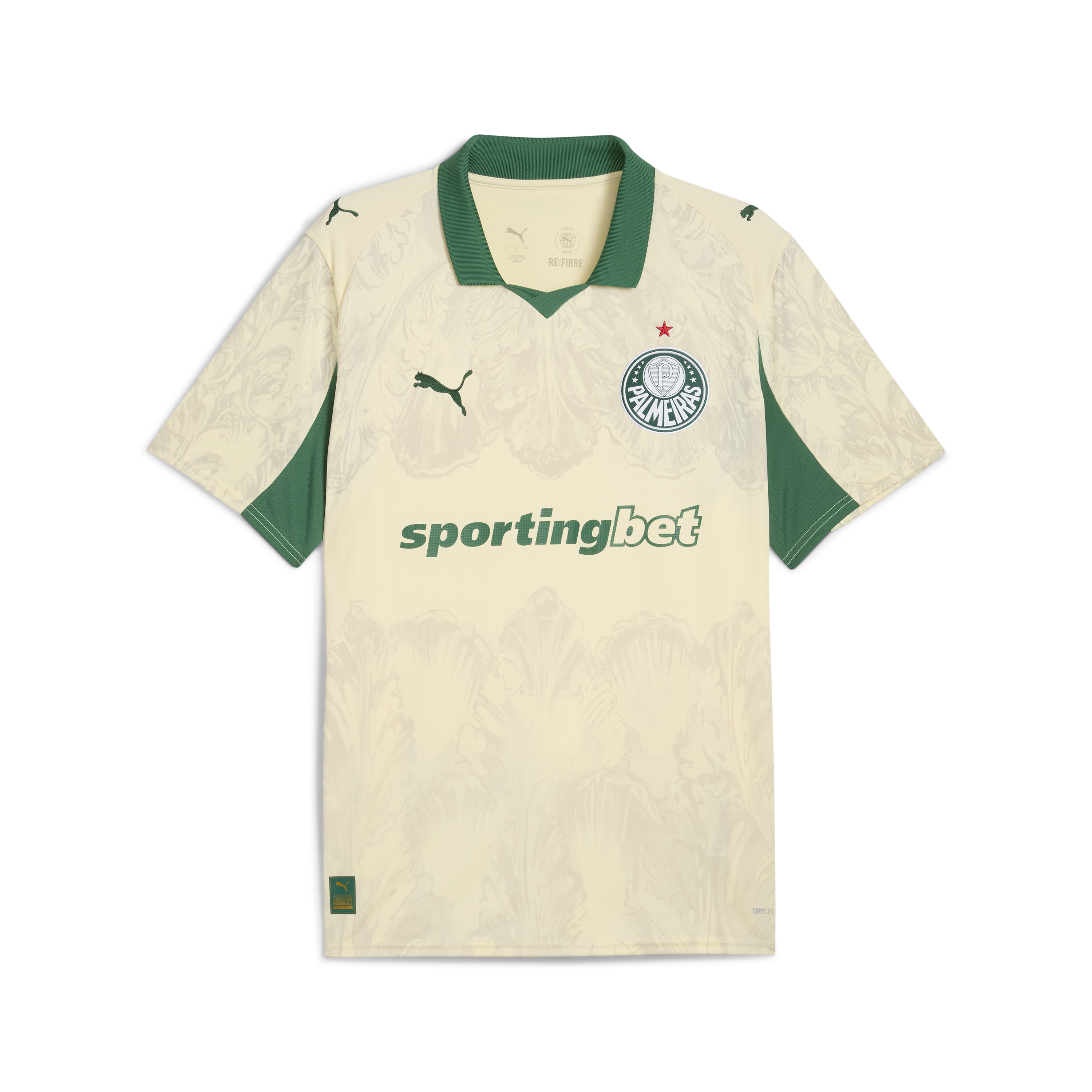 SE Palmeiras Jersey Replica [Creamy Vanilla/Vine]