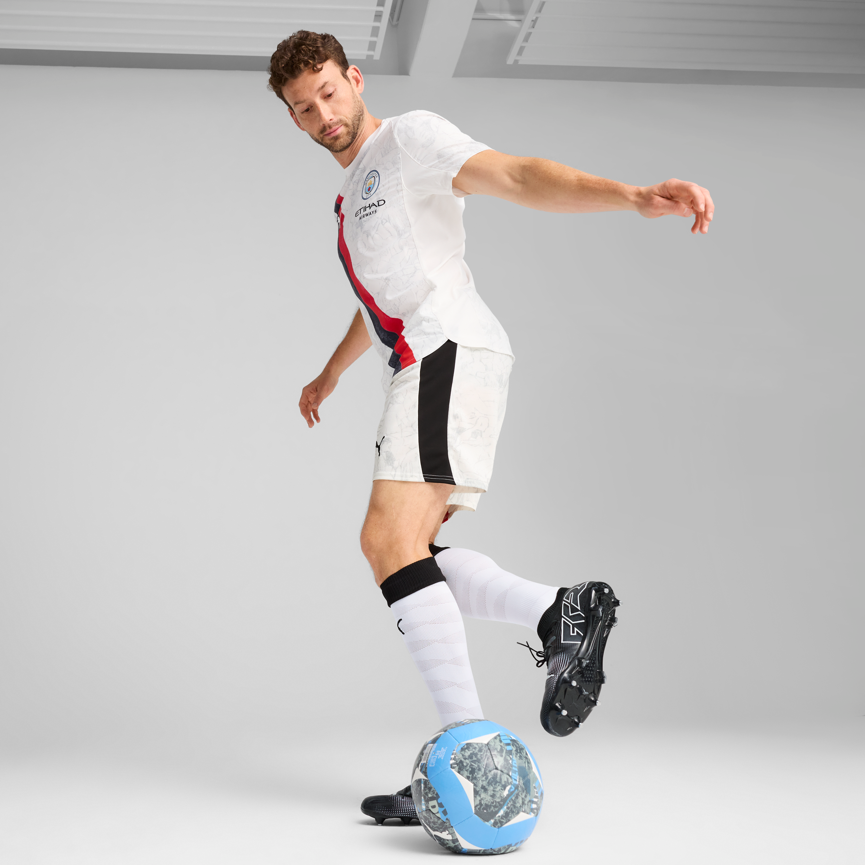 Man City FC Shorts Replica [puma white/puma black]