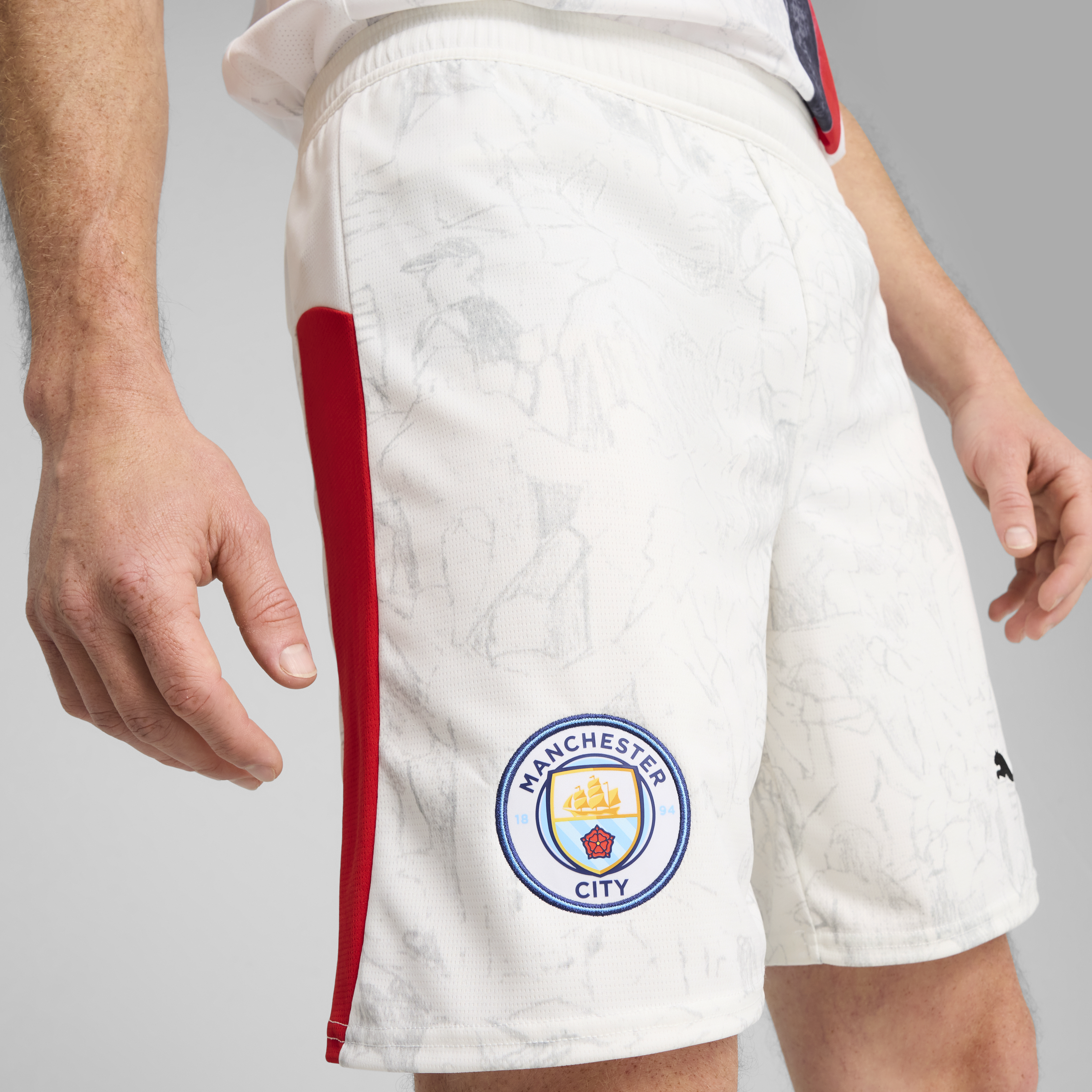 Man City FC Shorts Replica [puma white/puma black]