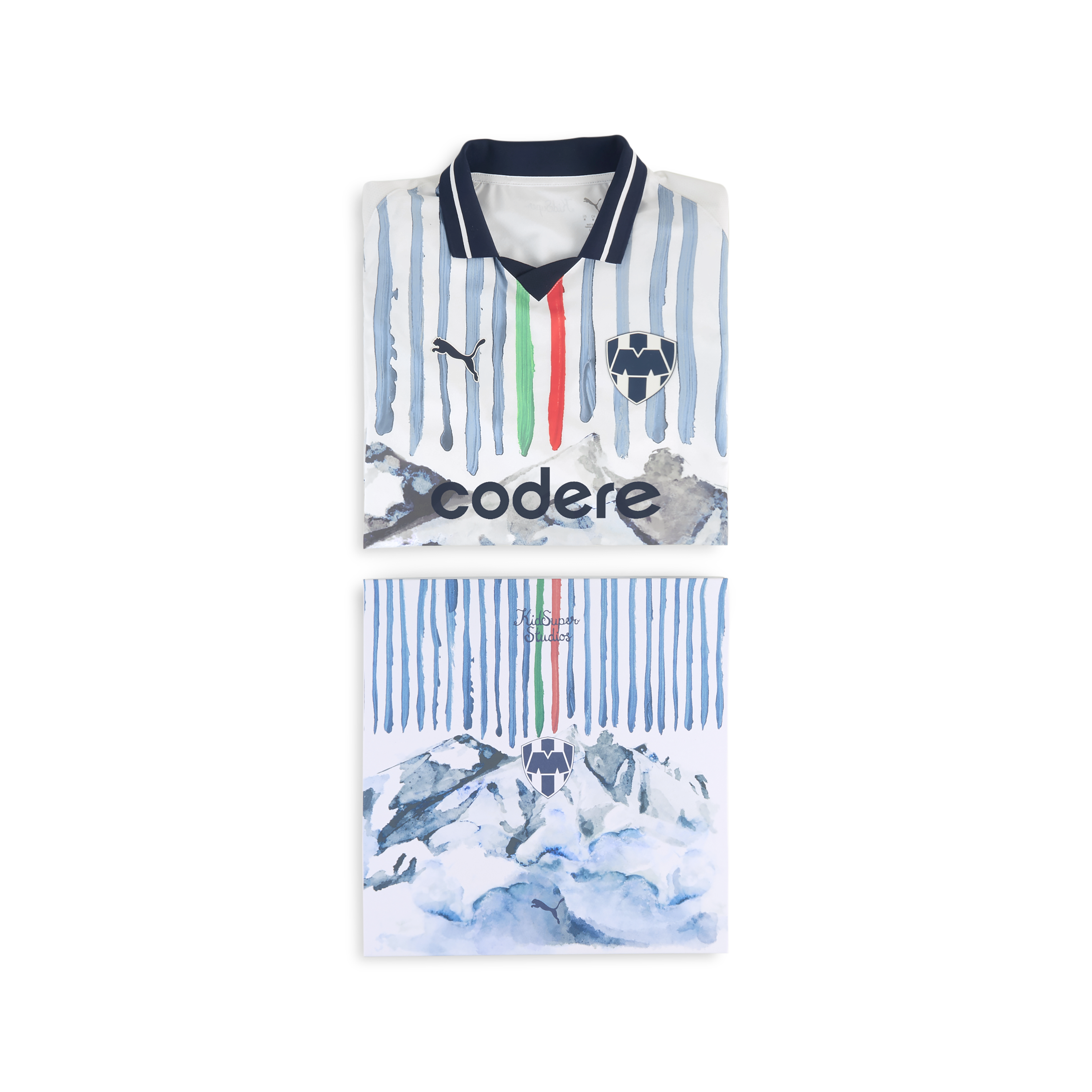 C.F. Monterrey Jersey Authentic [box][PUMA White/Deep Navy]