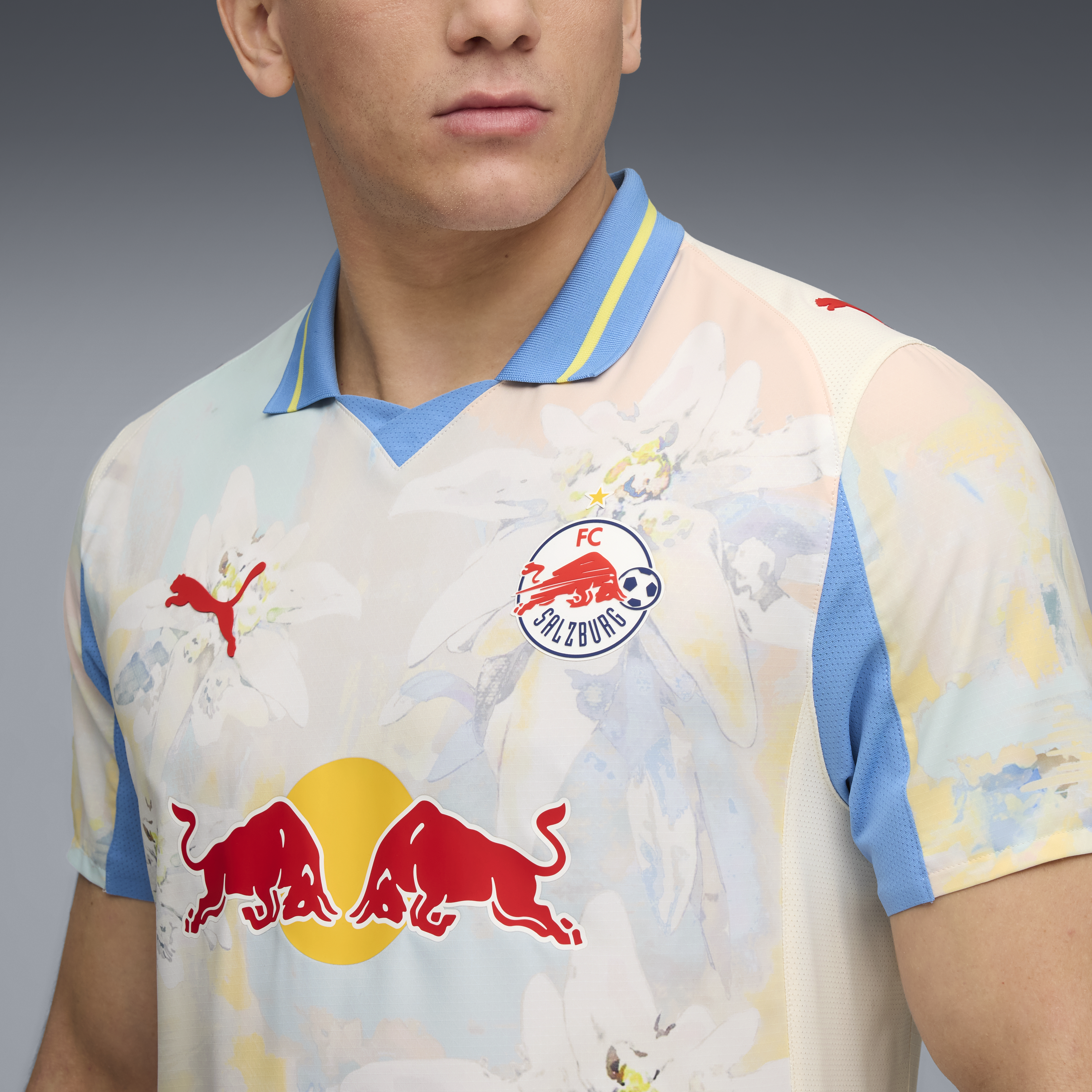 FC Red Bull Salzburg JERSEY AUTHENTIC [box][Frosted Ivory/PUMA Red]
