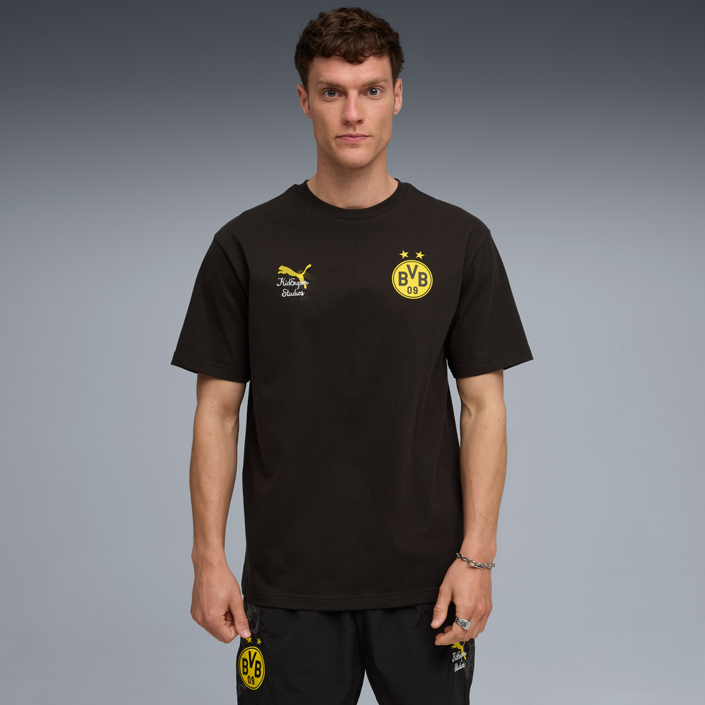 KIDSUPER BVB Dortmund TEE PUMA [Black/Faster Yellow]