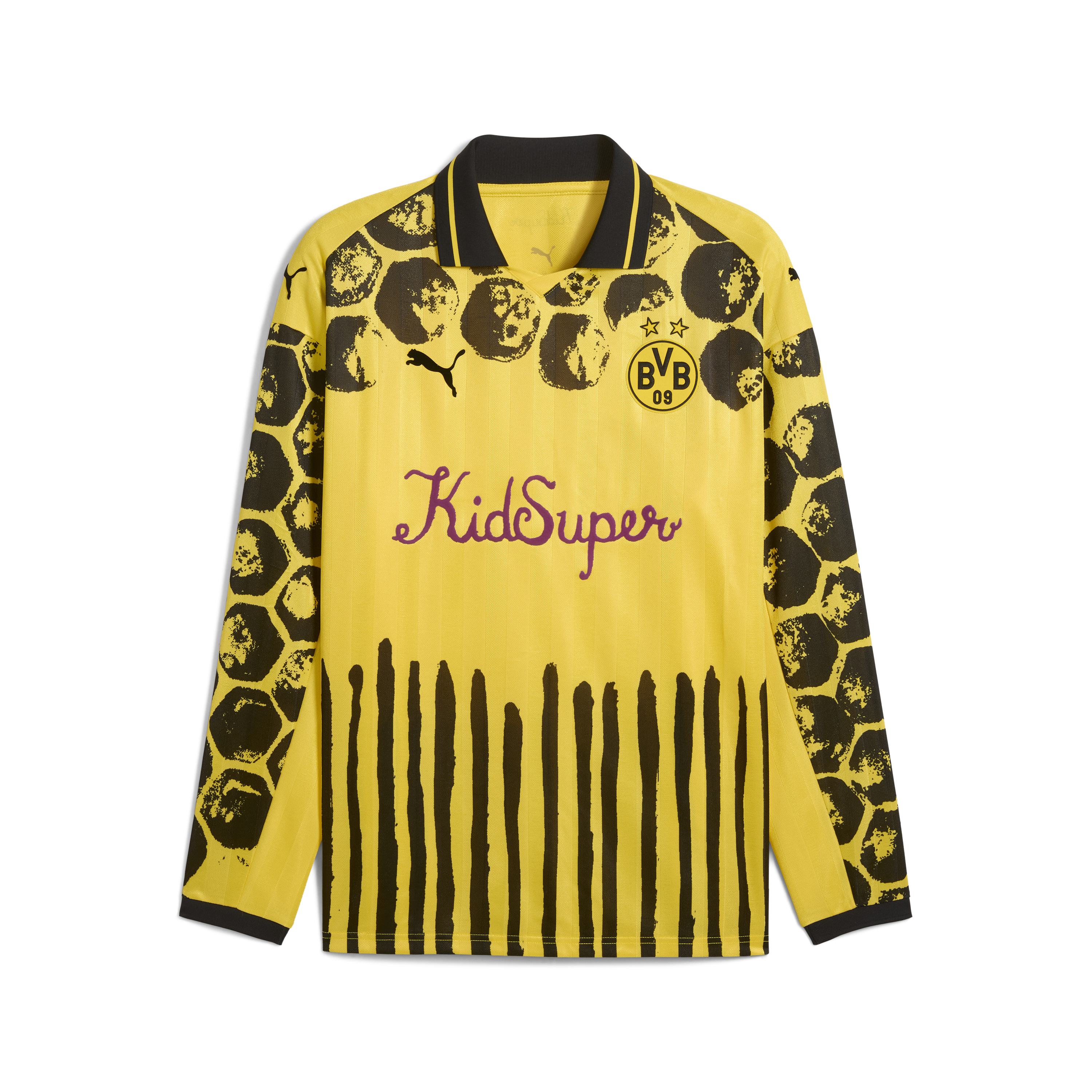 BVB Dortmund LS RETRO SHIRT [Faster Yellow/PUMA Black]