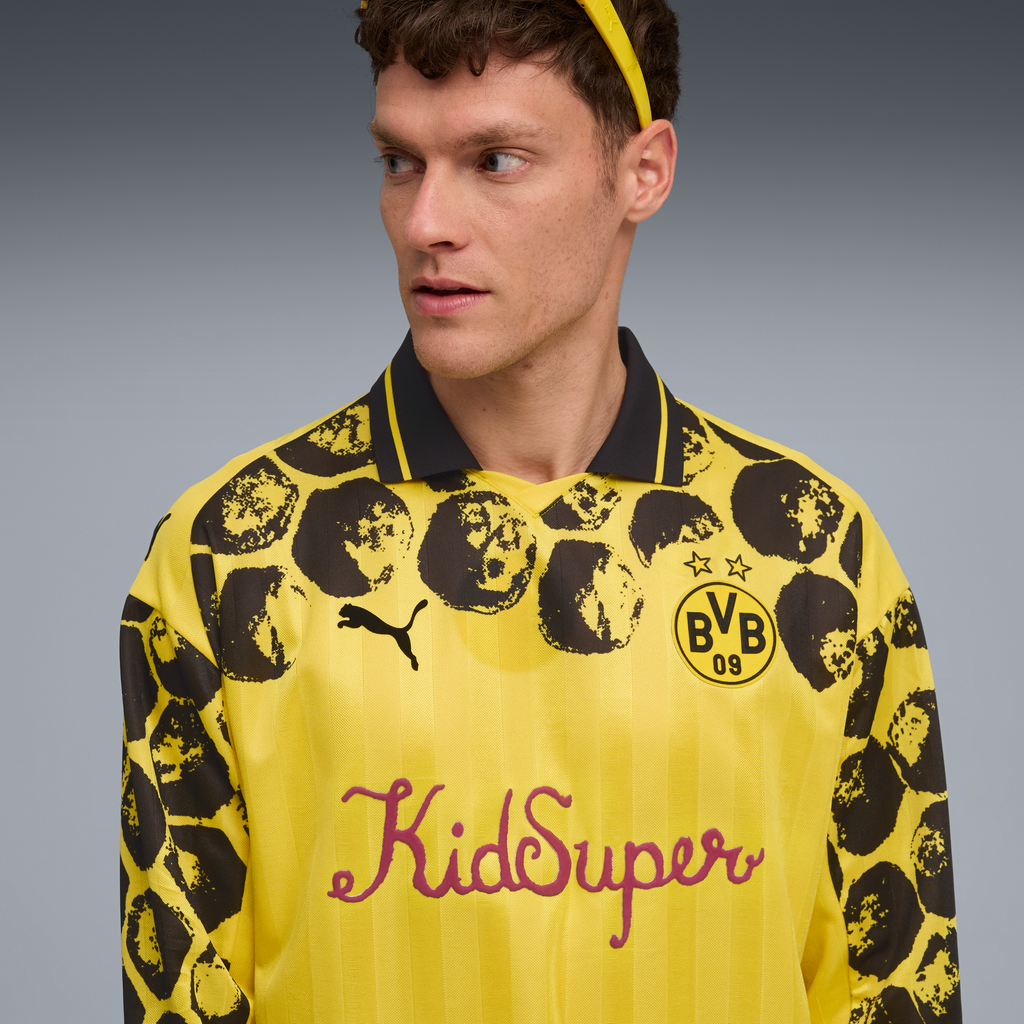 BVB Dortmund LS RETRO SHIRT [Faster Yellow/PUMA Black]