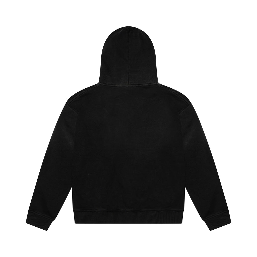 Side Eye Face Hoodie [Black]