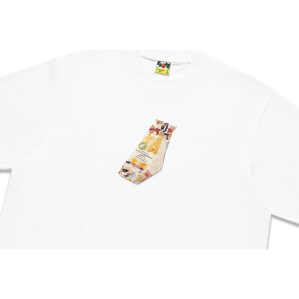 BAPE X KIDSUPER EGG SANDWICH TEE [WHITE]