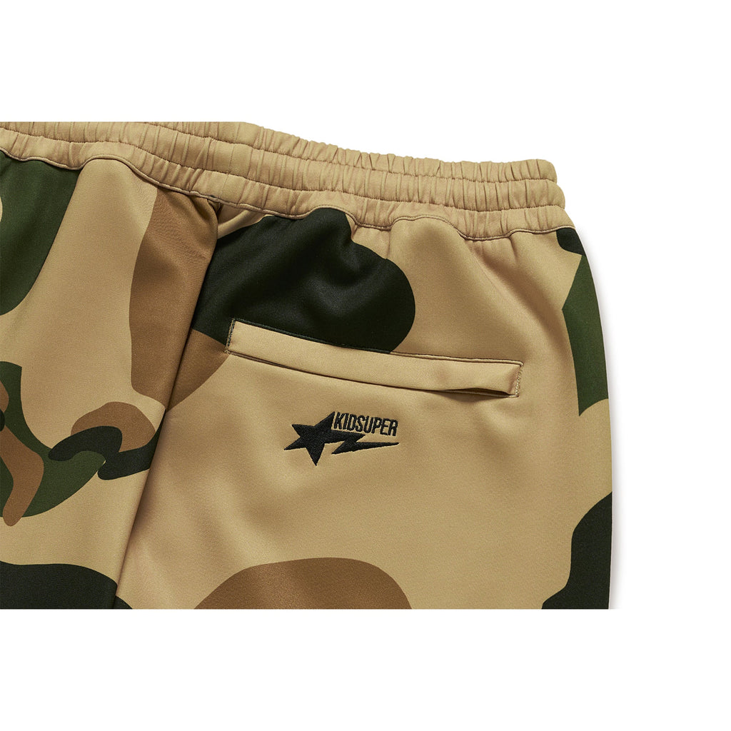 BAPE X KIDSUPER PATCHWORK TRACKPANTS [GREEN]