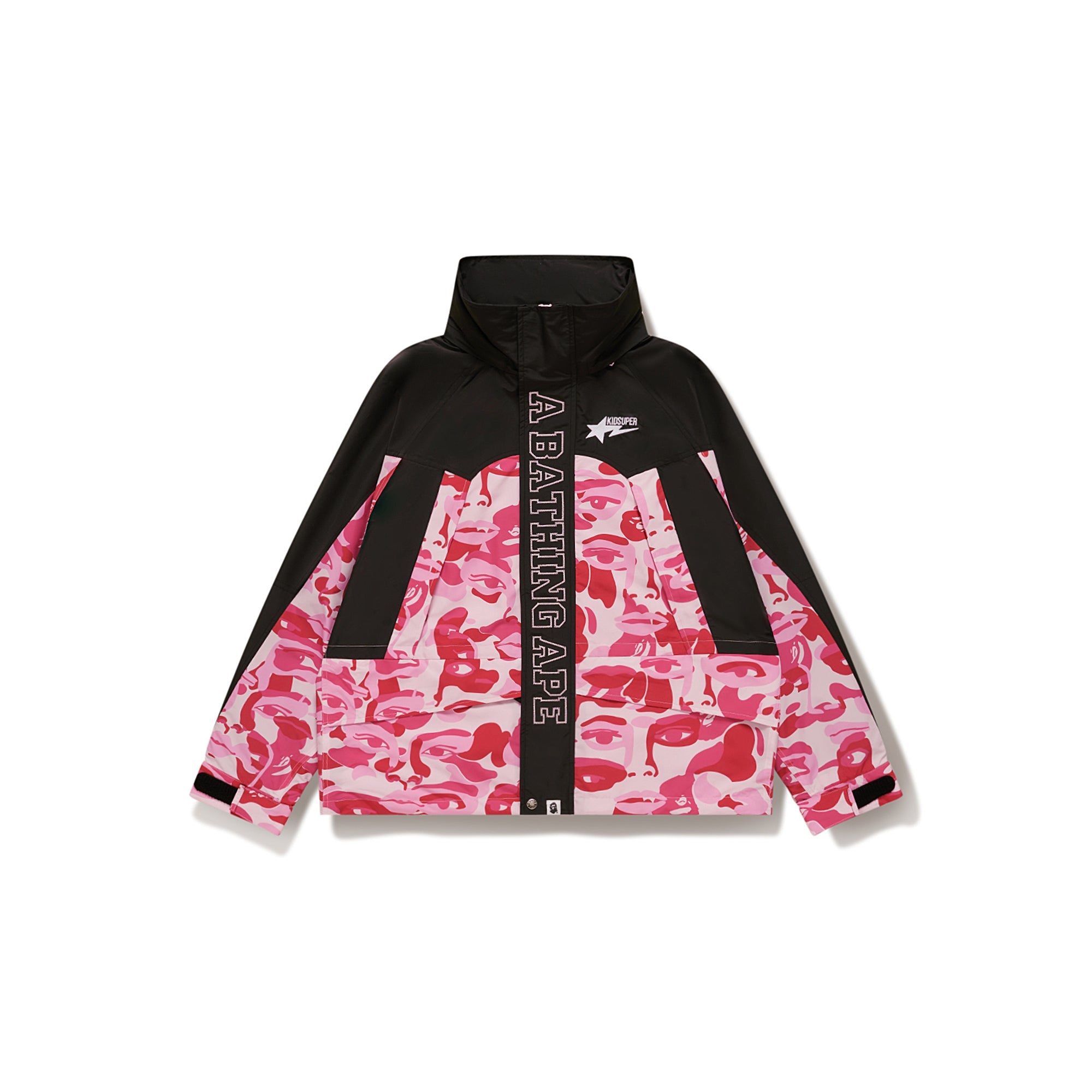 BAPE X KIDSUPER CAMO LIGHT SNOWBOARD JACKET [PINK]