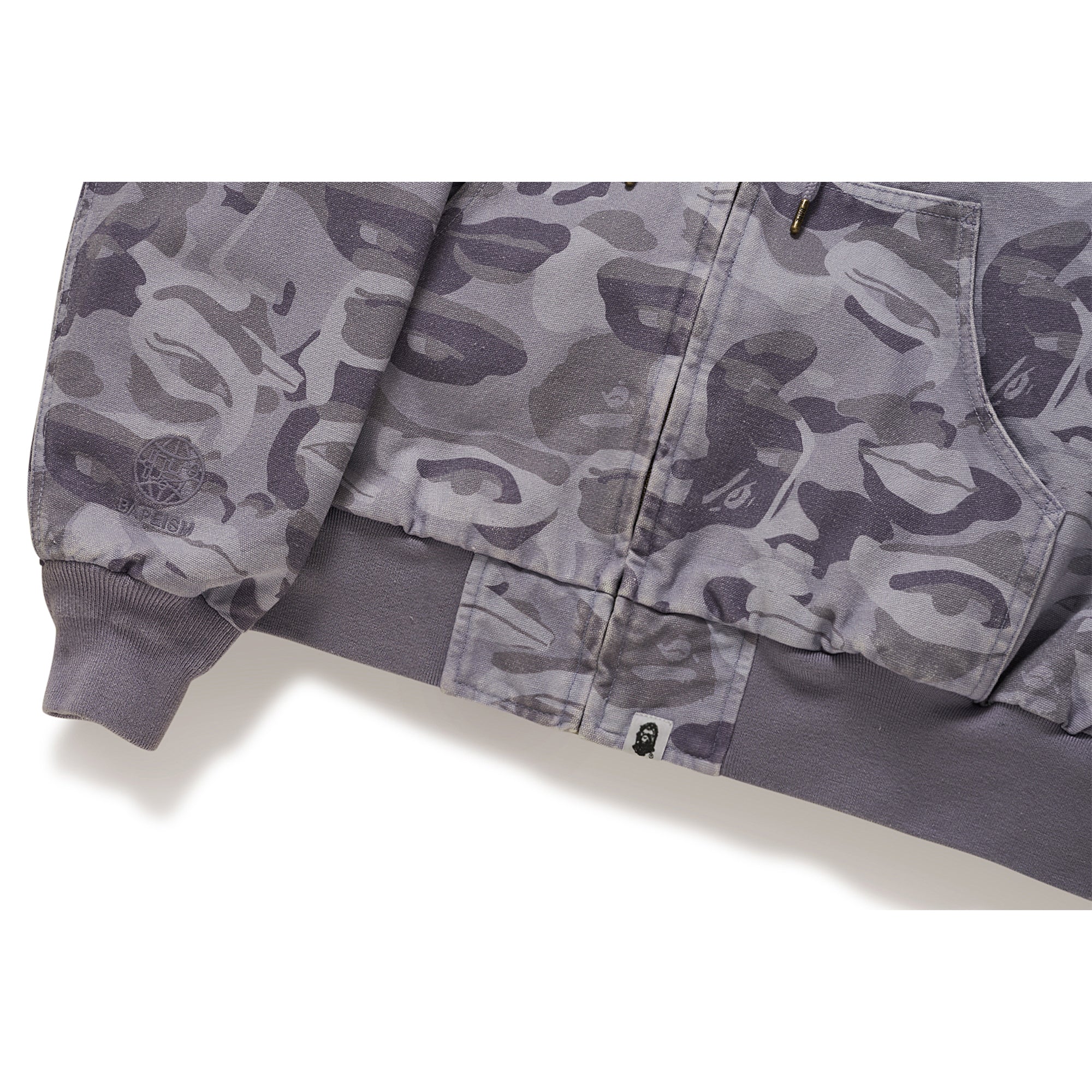 BAPE X KIDSUPER SOLID CAMO JACQUARD JACKET [PURPLE]
