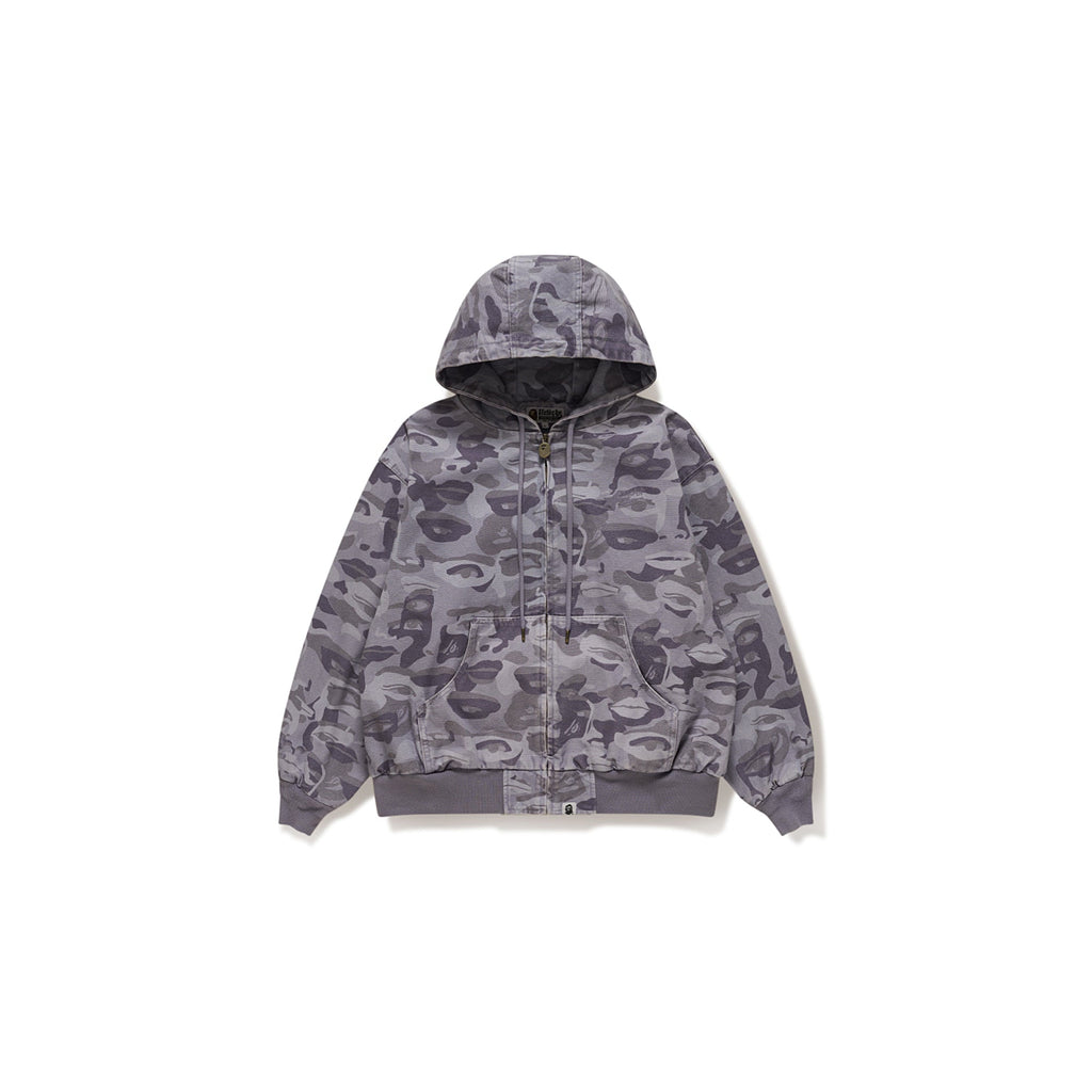 BAPE X KIDSUPER SOLID CAMO JACQUARD JACKET [PURPLE]