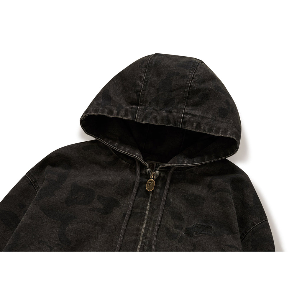 BAPE X KIDSUPER SOLID CAMO JACQUARD JACKET [BLACK]